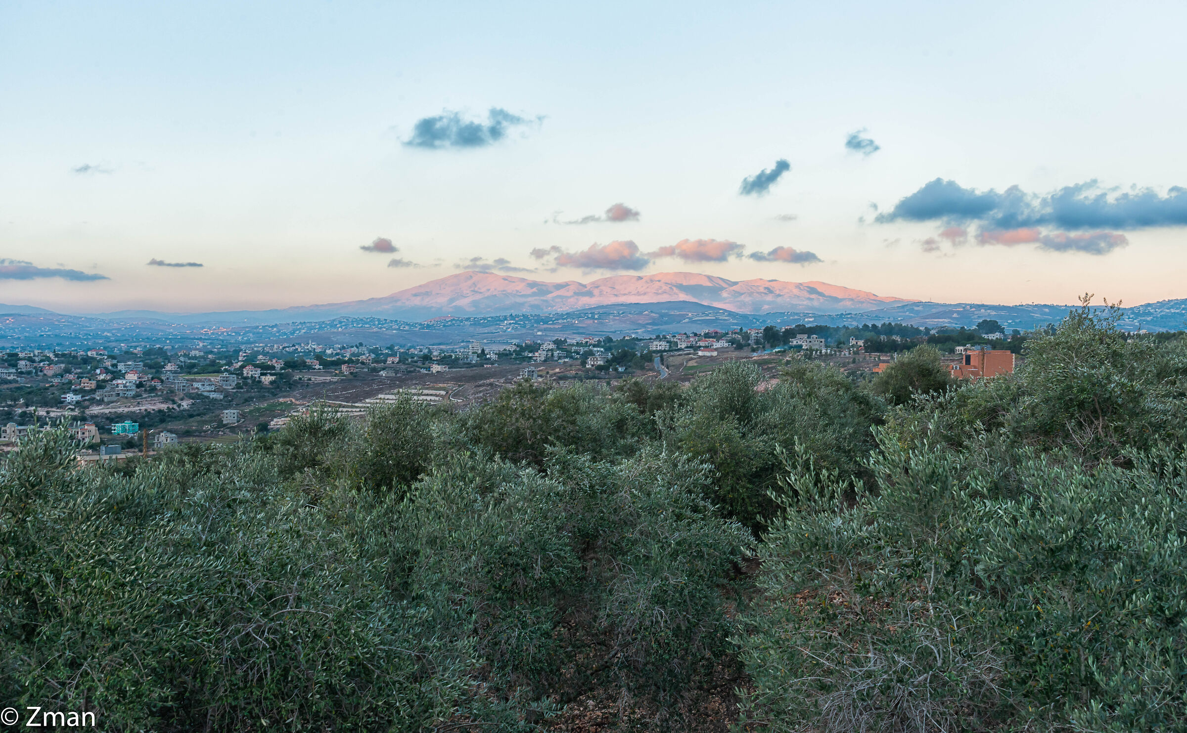 Mount Hermon at Sunset