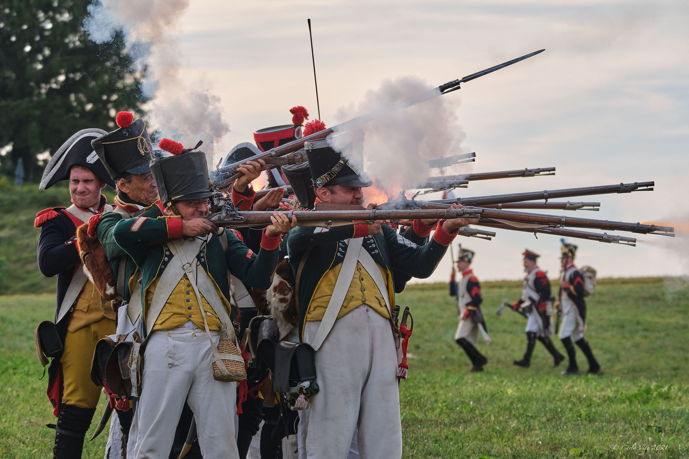 Napoleonic re-enactment