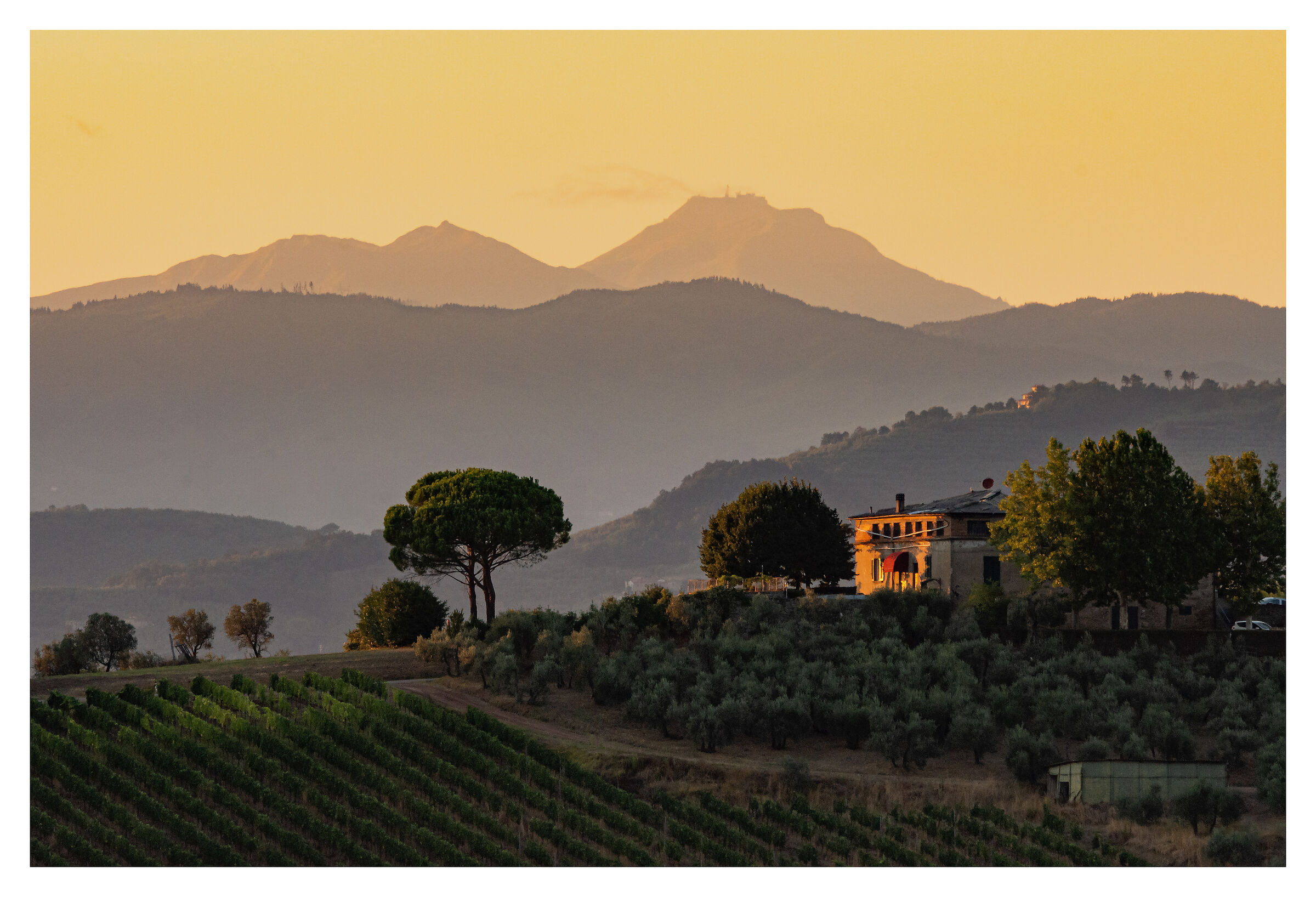 The house on the hill and the Cimone