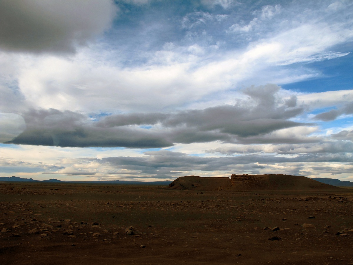 On the way to the volcano Askja