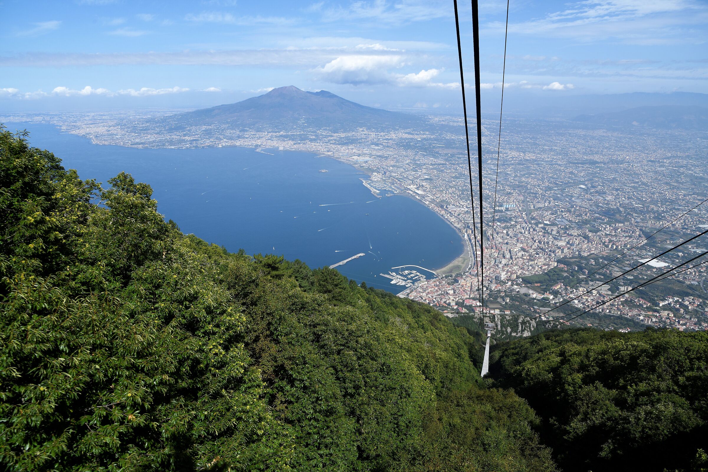 View from the cable car