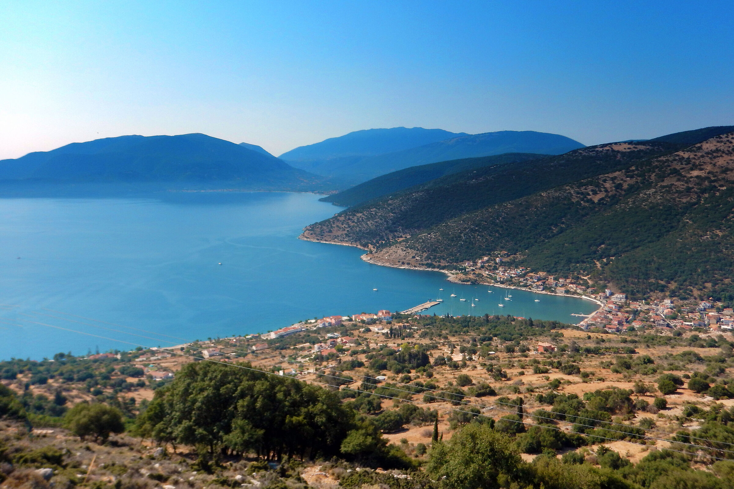 Agia Efimia vista dall'alto