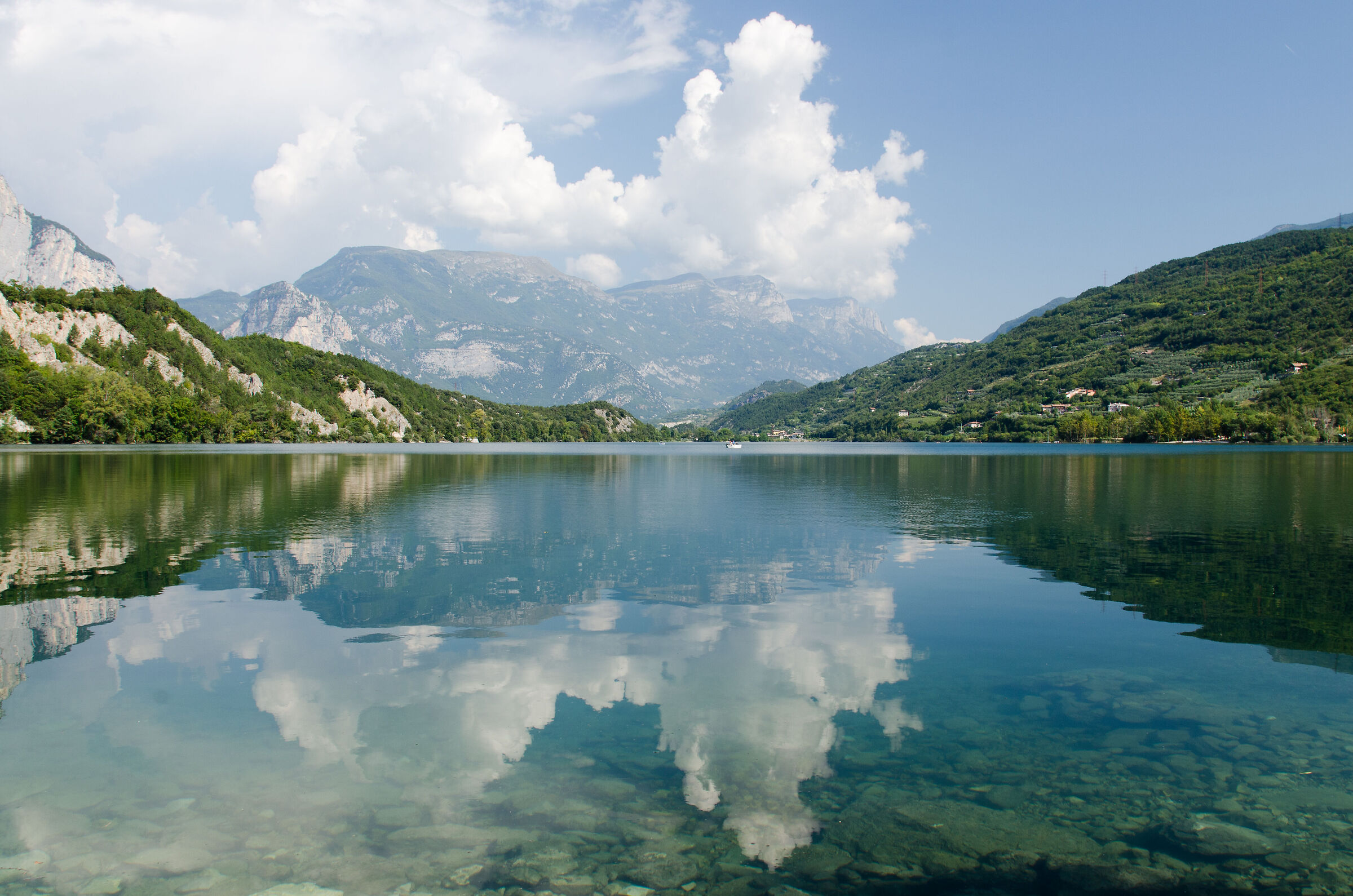 Reflections on Lake Cavedine