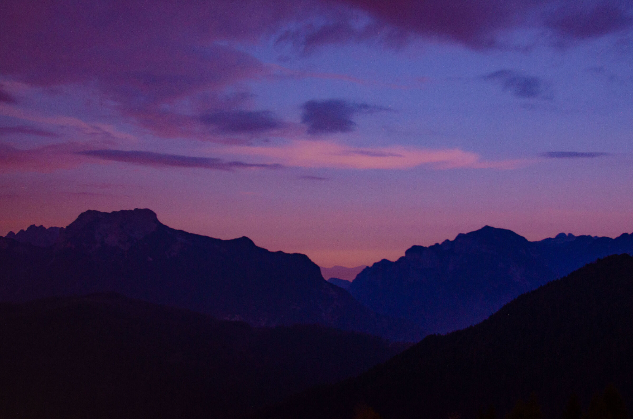 Purple sky