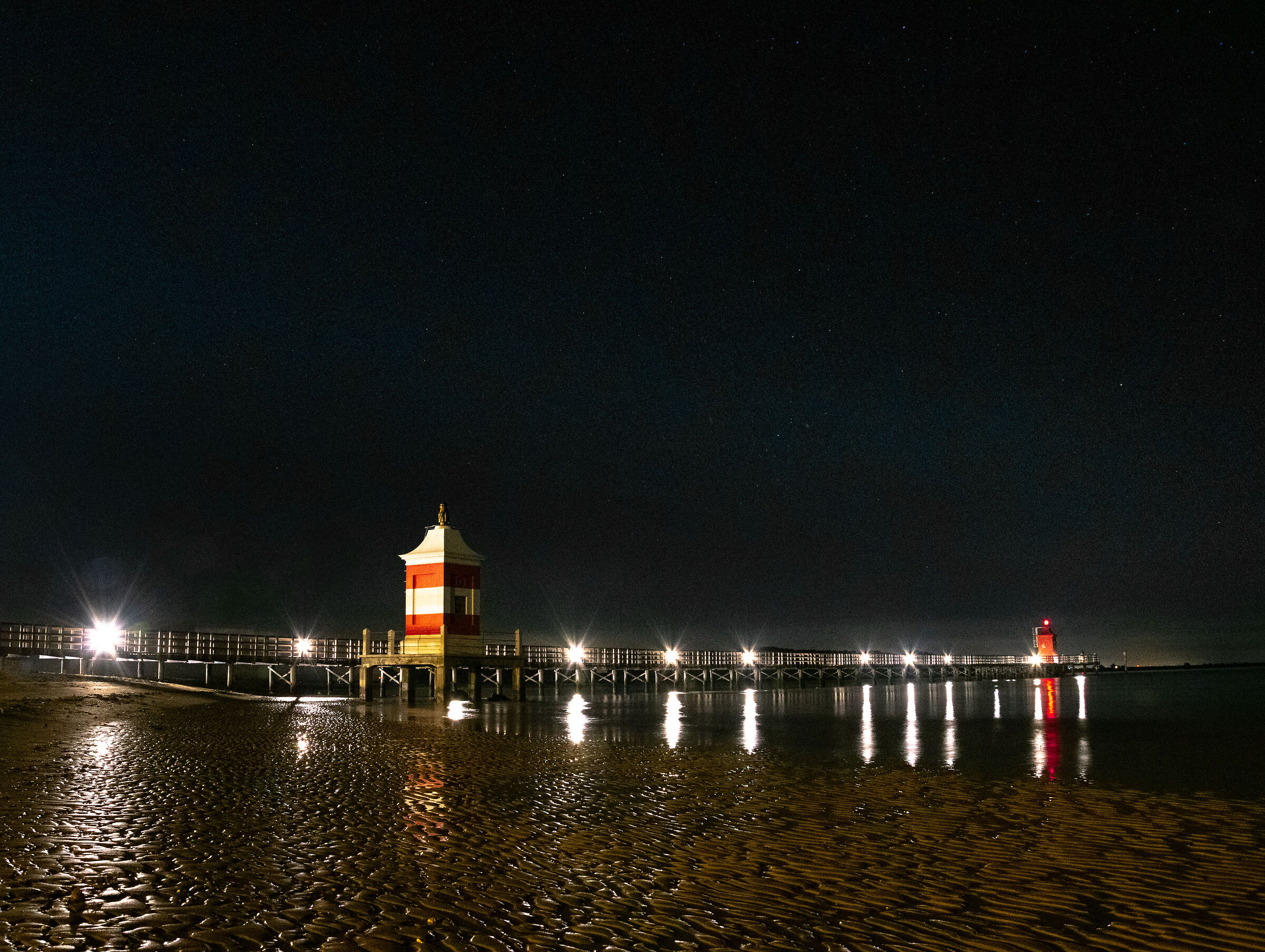 Red lighthouse of Lignano