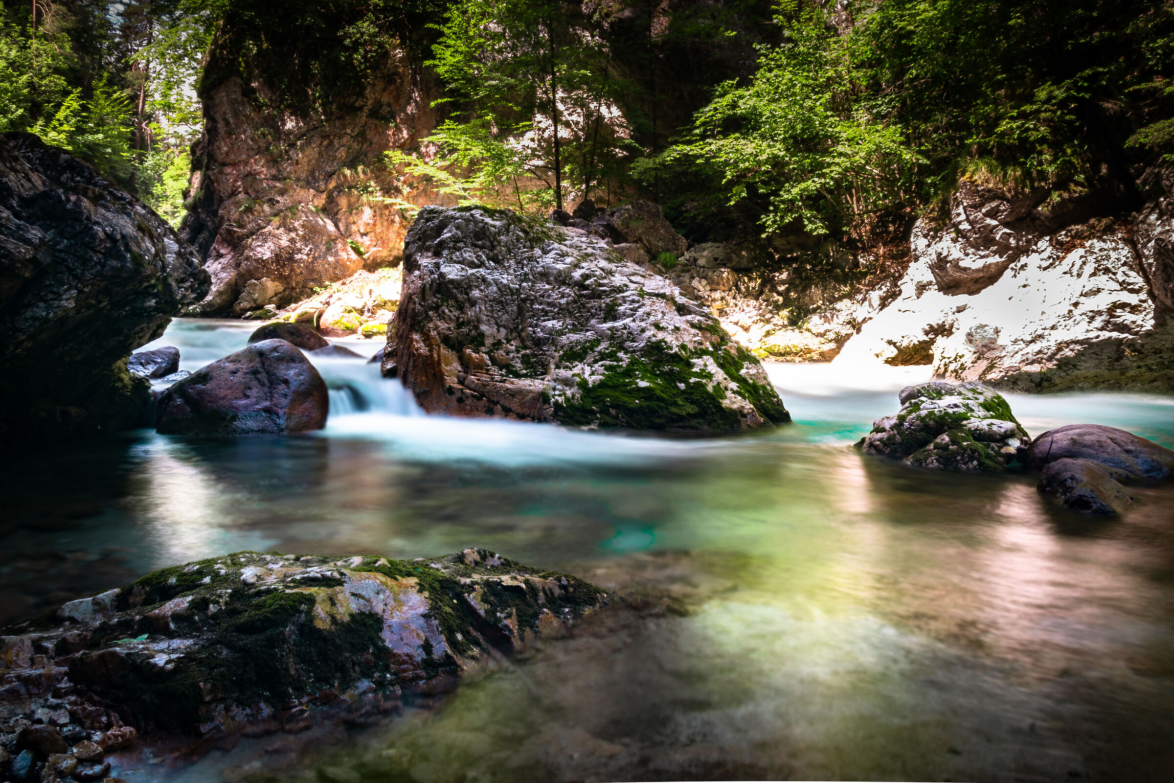 The rock in the river