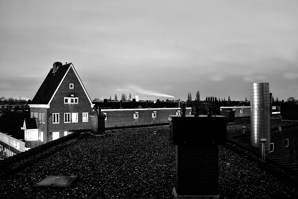Amsterdam from a window - Notte