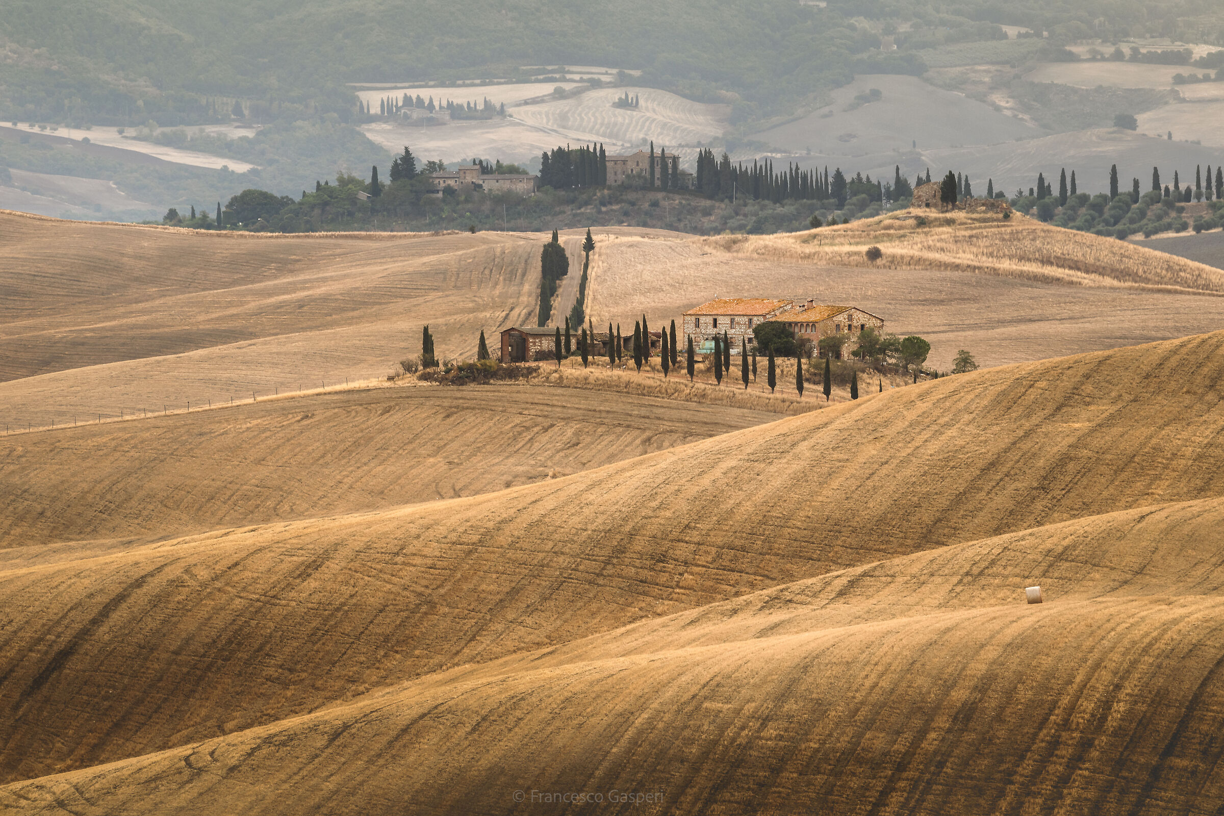 Le onde della bellissima Val D'orcia