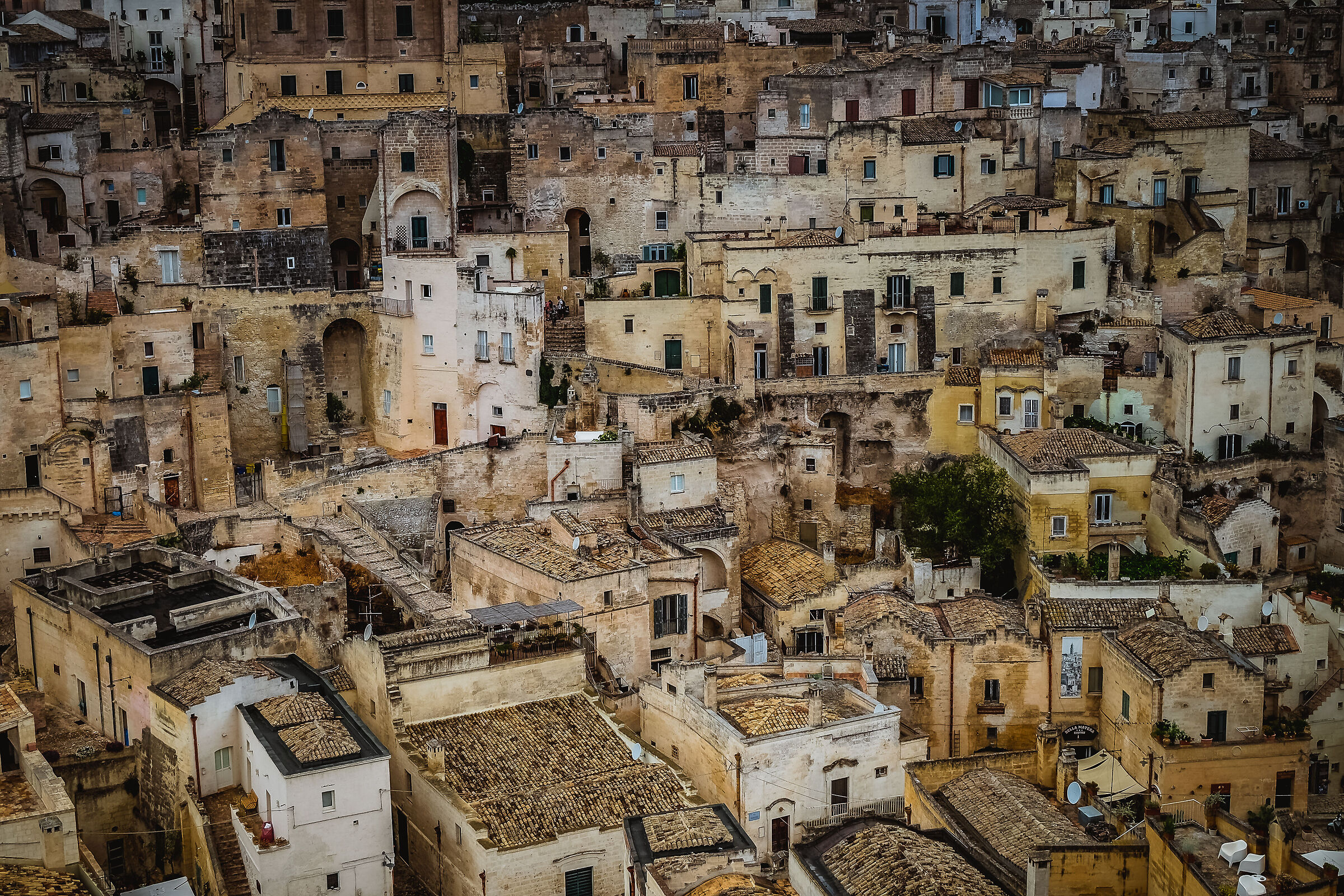 Matera , urban patchwork