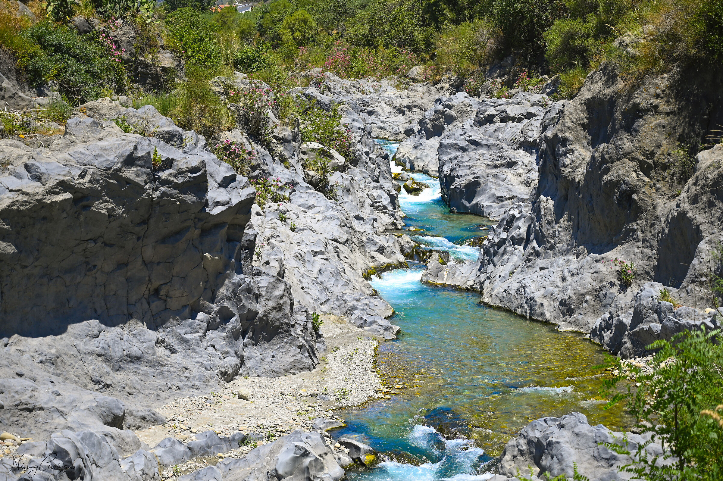 Alcantara Gorges - waterfalls
