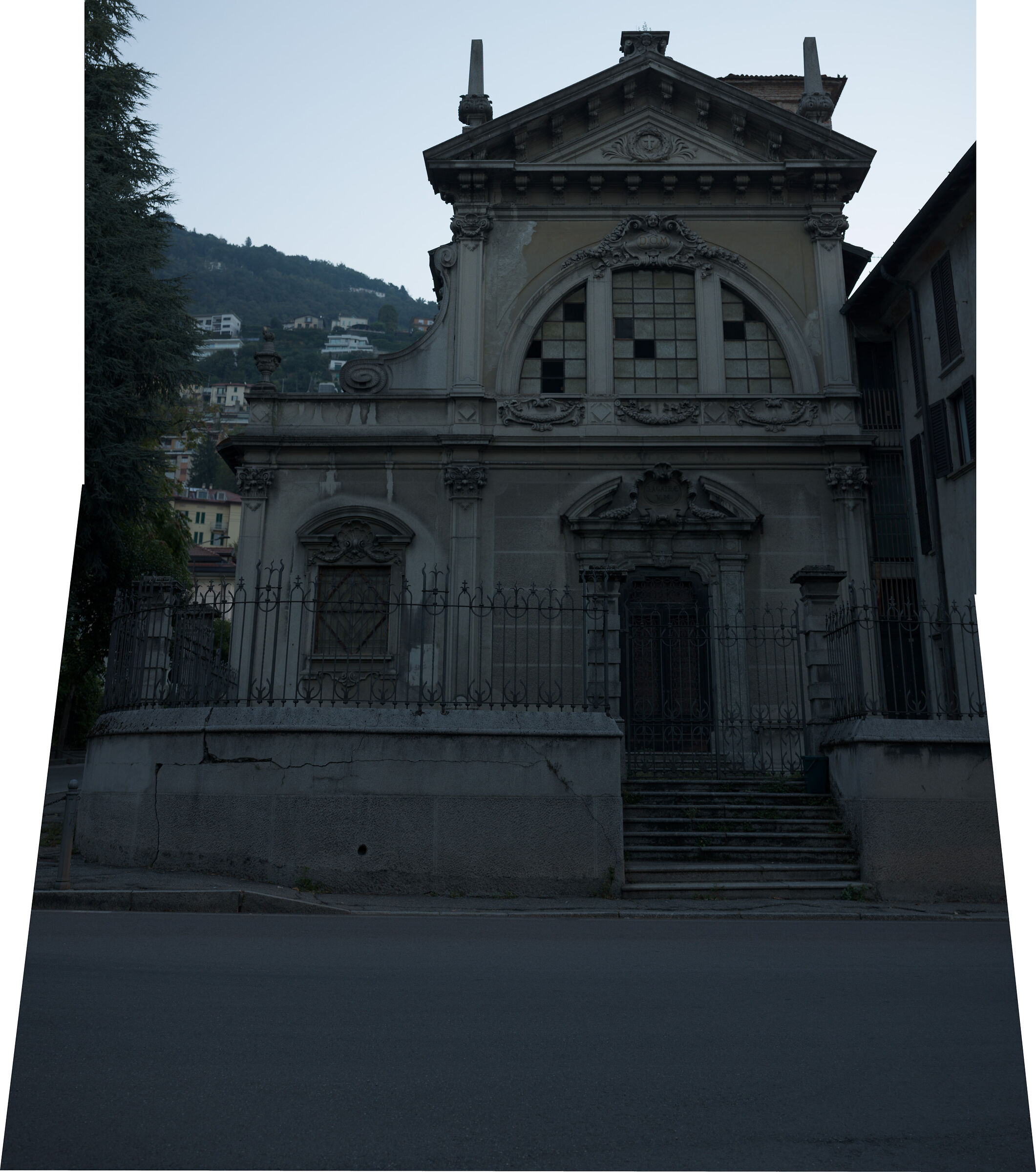 B con C da Lightroom risultato verticali convergenti