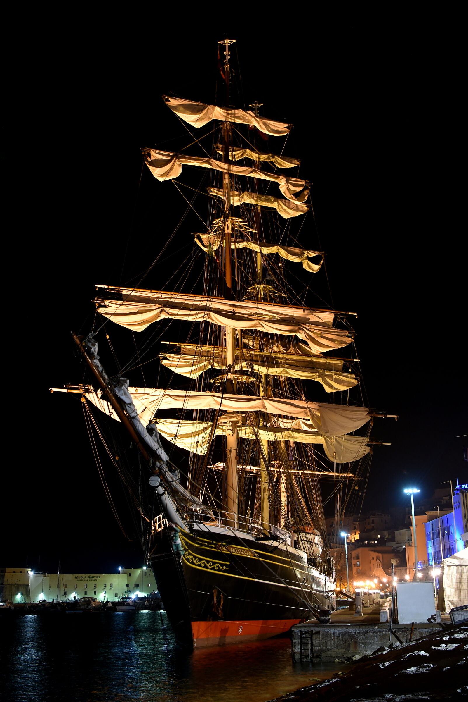 Big sails.