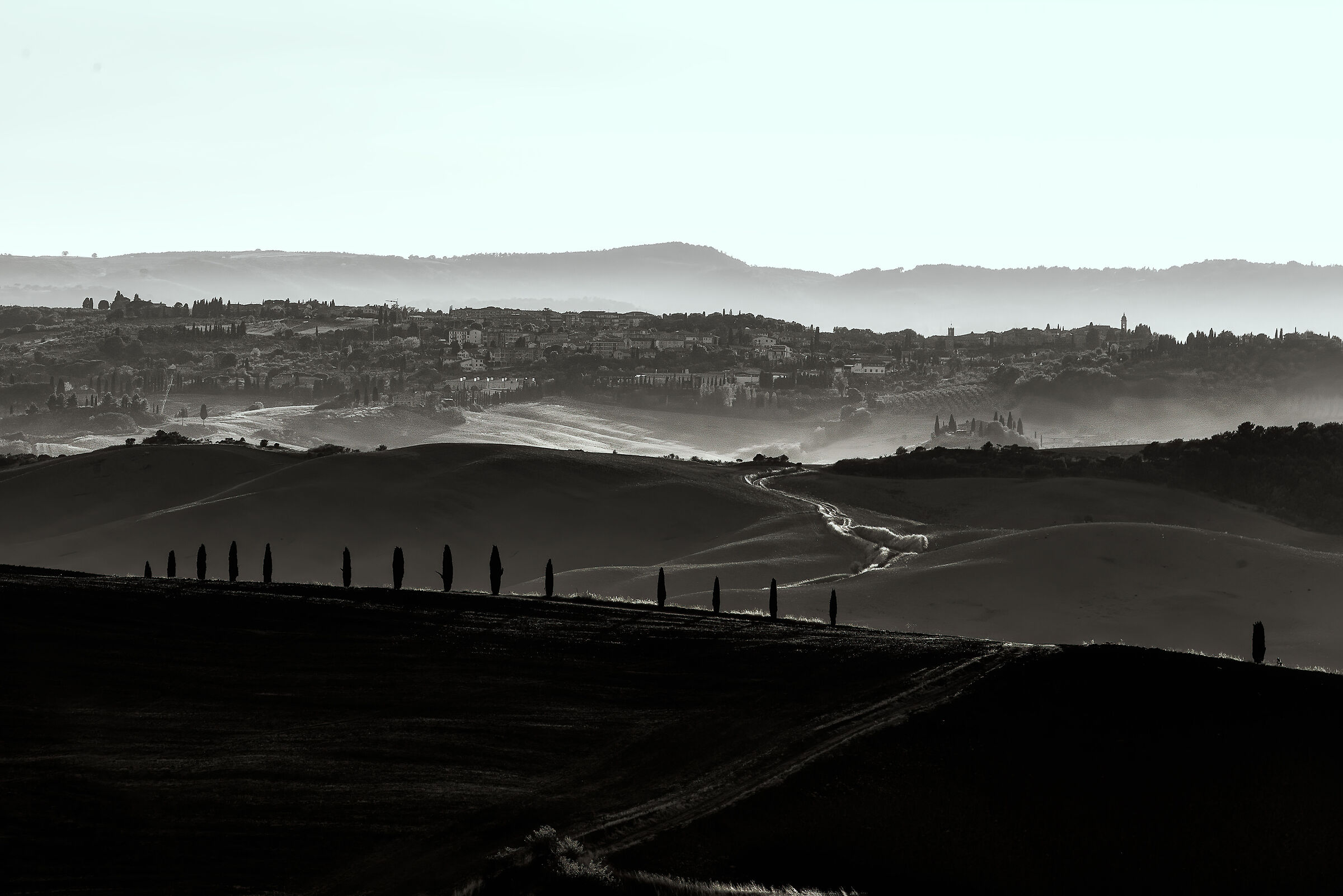 colline in val d'orcia