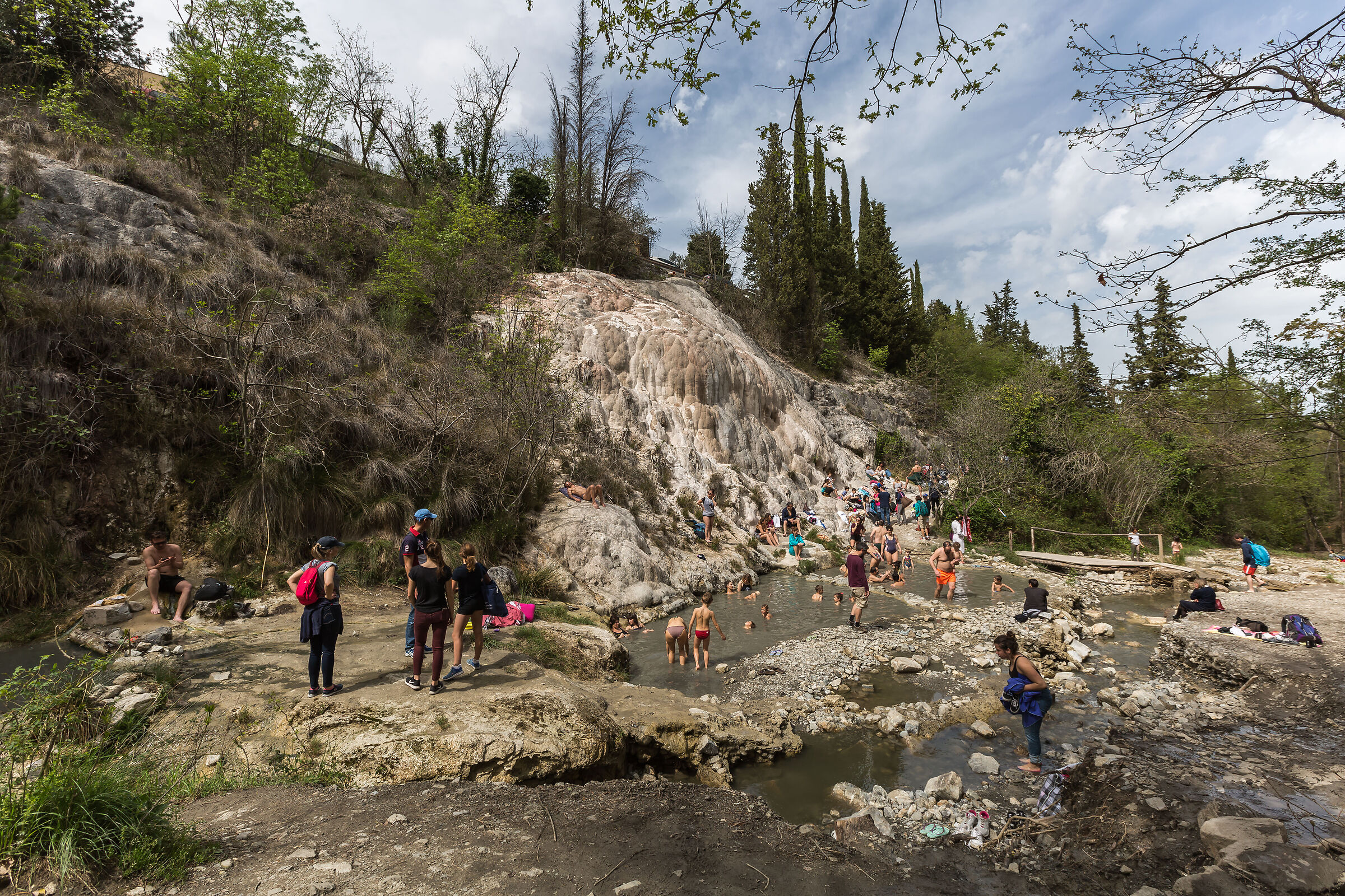 Terme Bagni S. Filippo val d'Orcia Tuscany