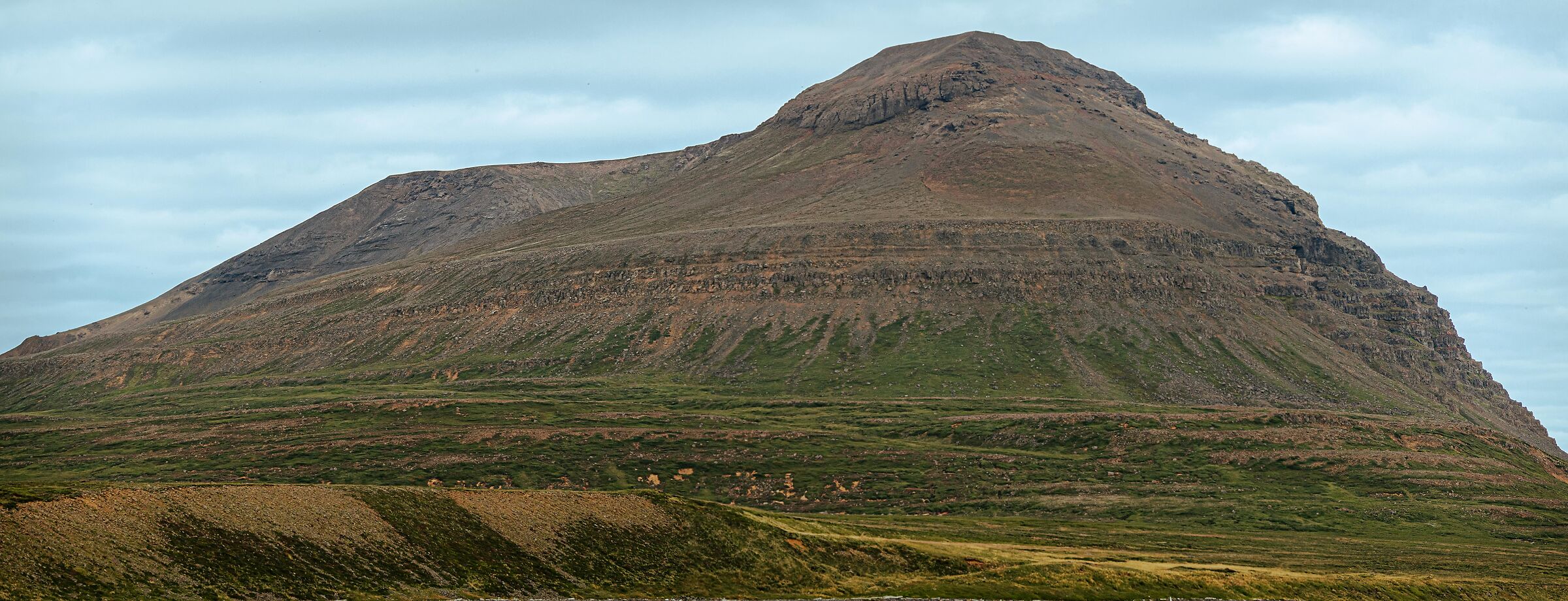 Gunnólfsvikurfjall a fine agosto