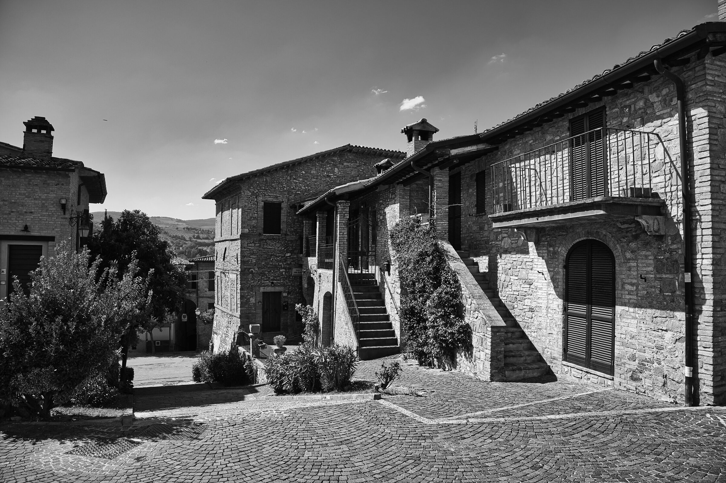 Bevagna - historical center view
