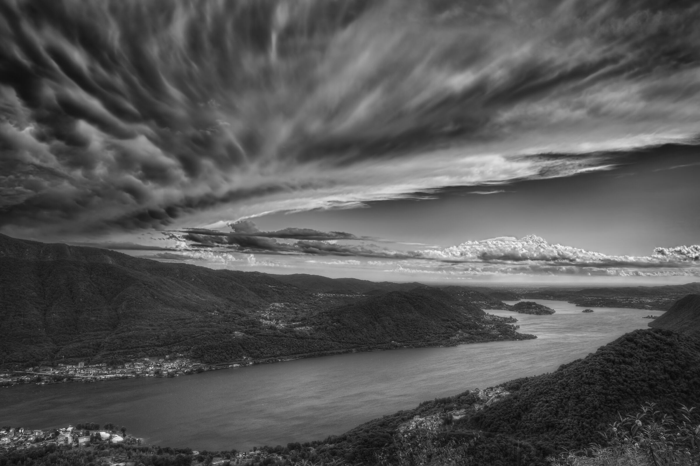 A road of water and clouds