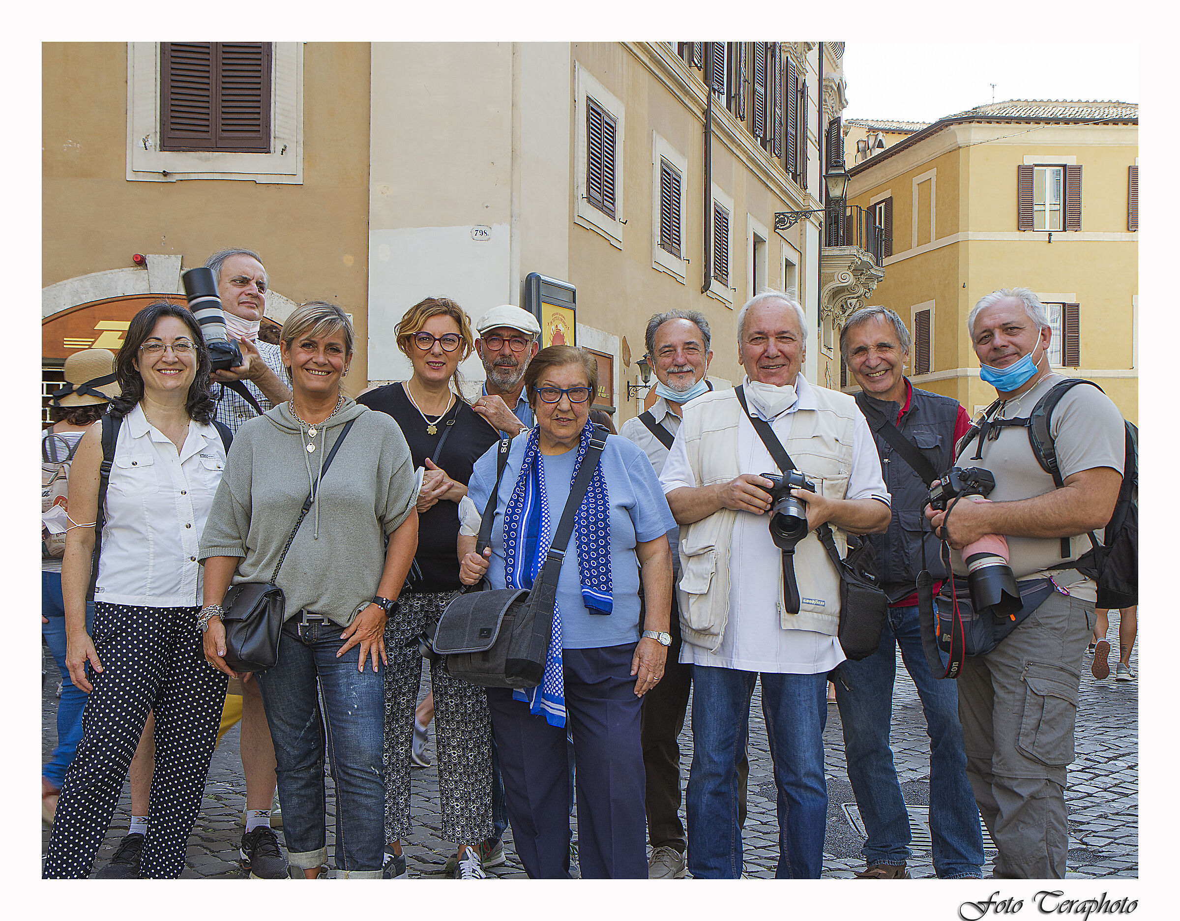 Stesso gruppo col grande Peppe