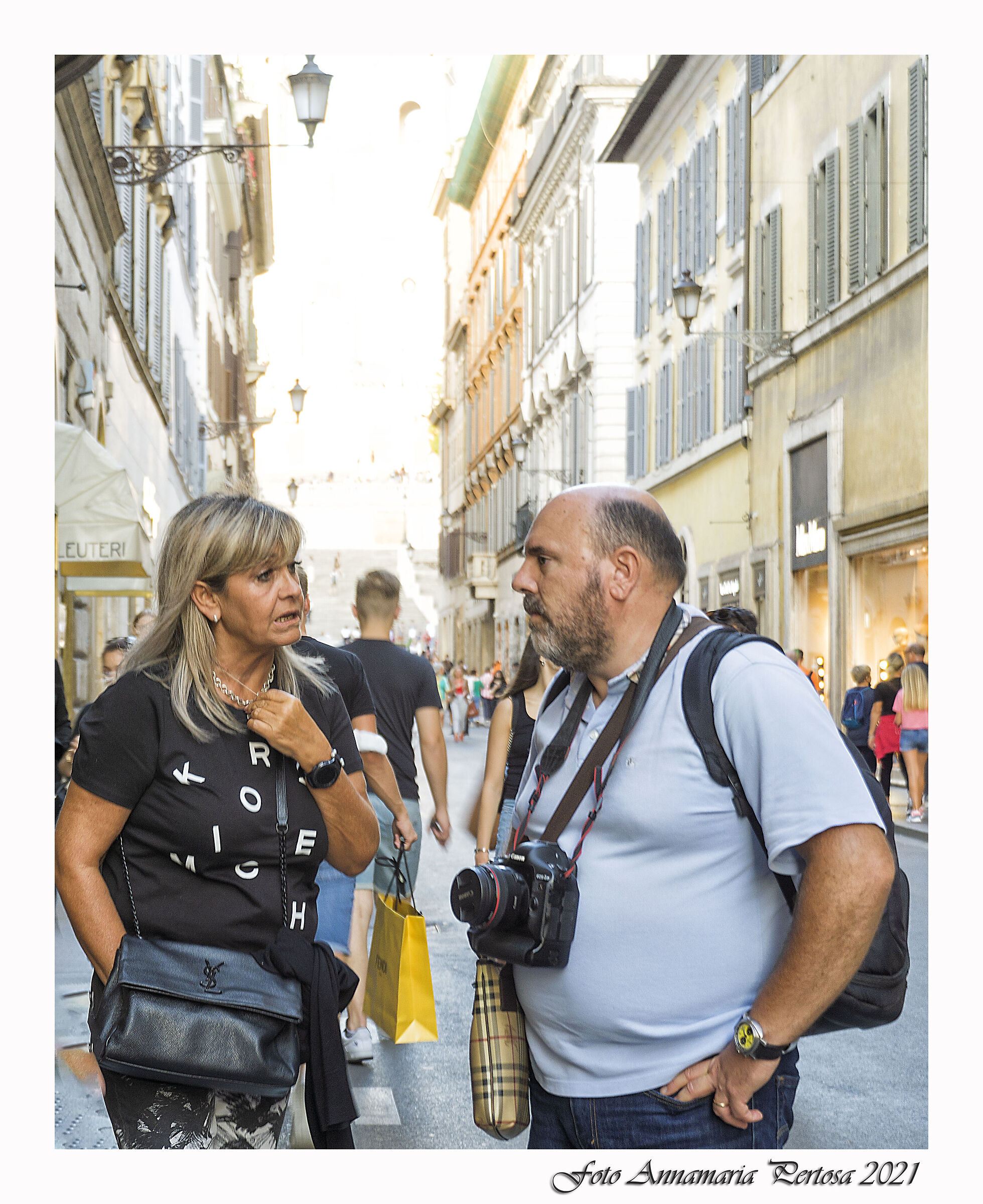 Giovanna e Ingmaggiore a Roma