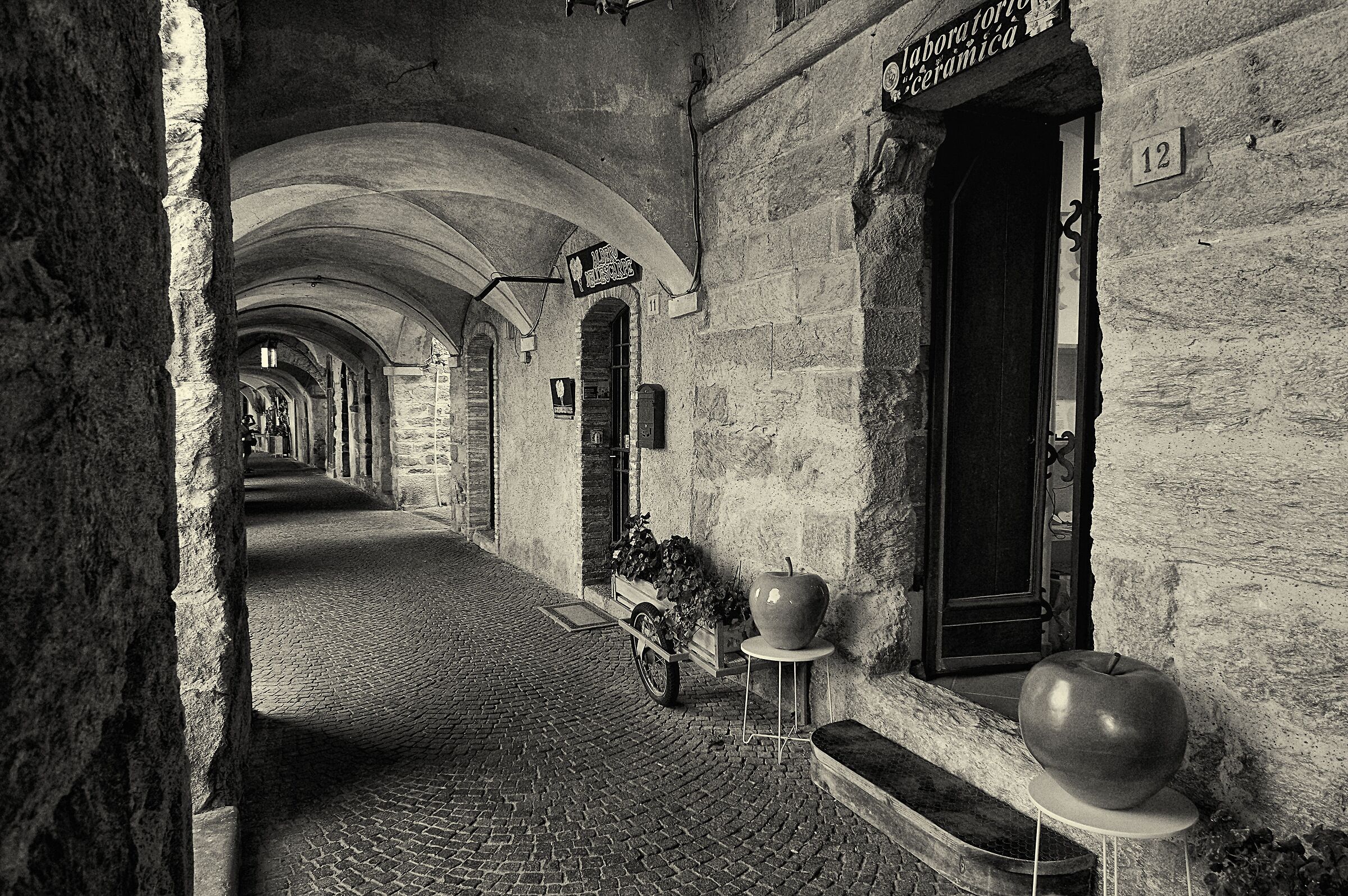 The "Loggia della Repubblica" in Noli (Sv)