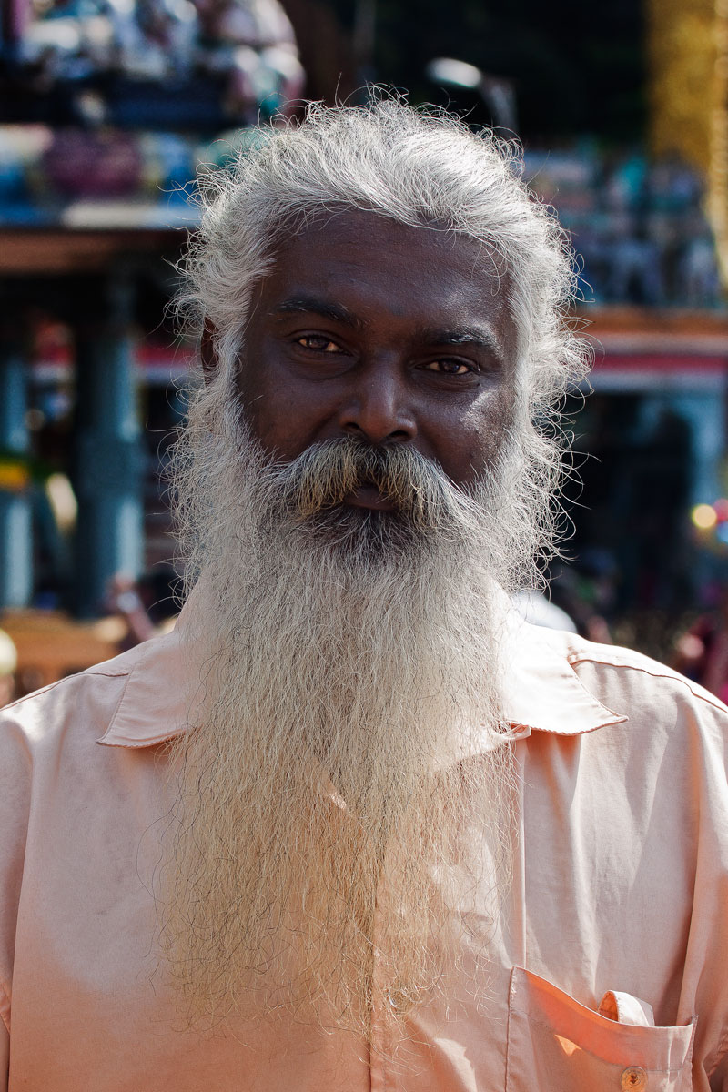 Indiano presso Batu Caves, Kuala Lumpur.