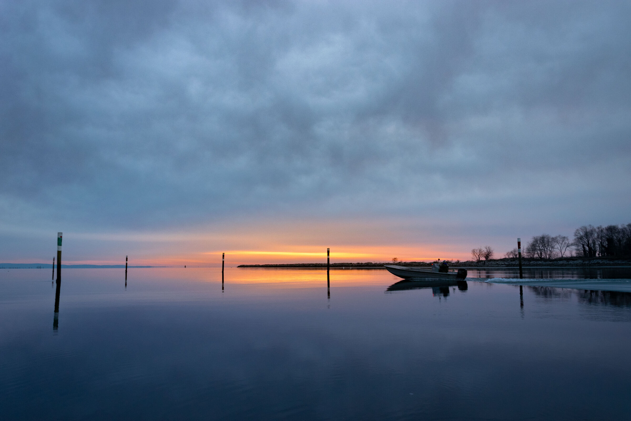 The boat and the ferry