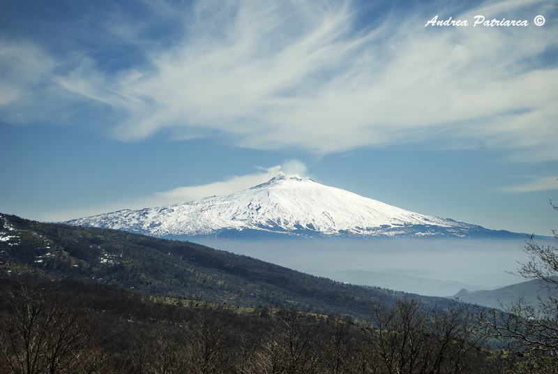 Etna vista dai monti Nebrodi