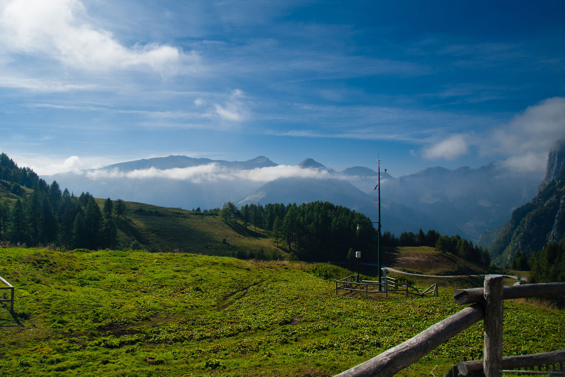 la valle da malga Pramosio