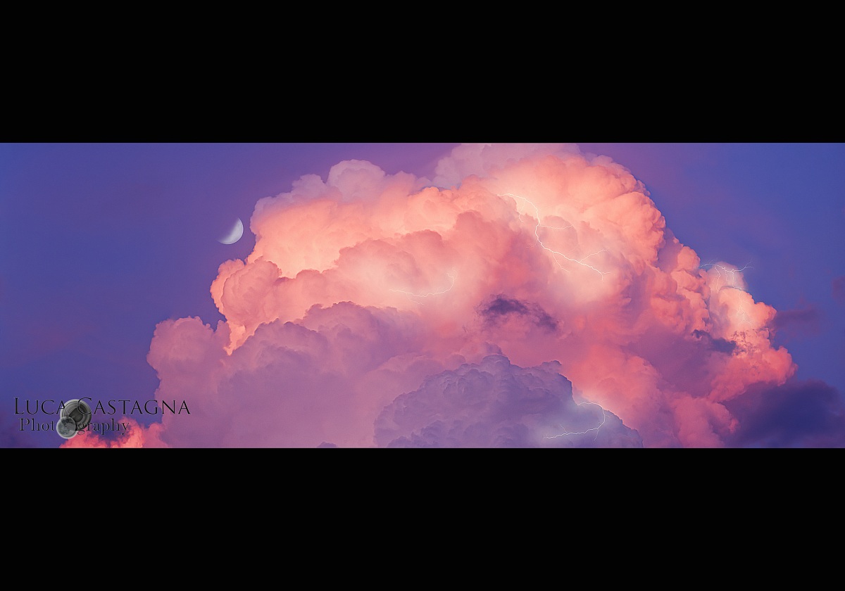 The Lightning a thunderstorm evening