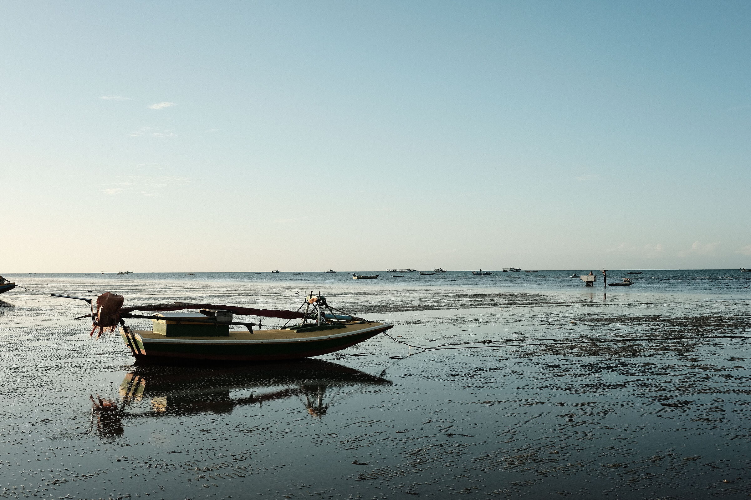 Boats in the boathouse