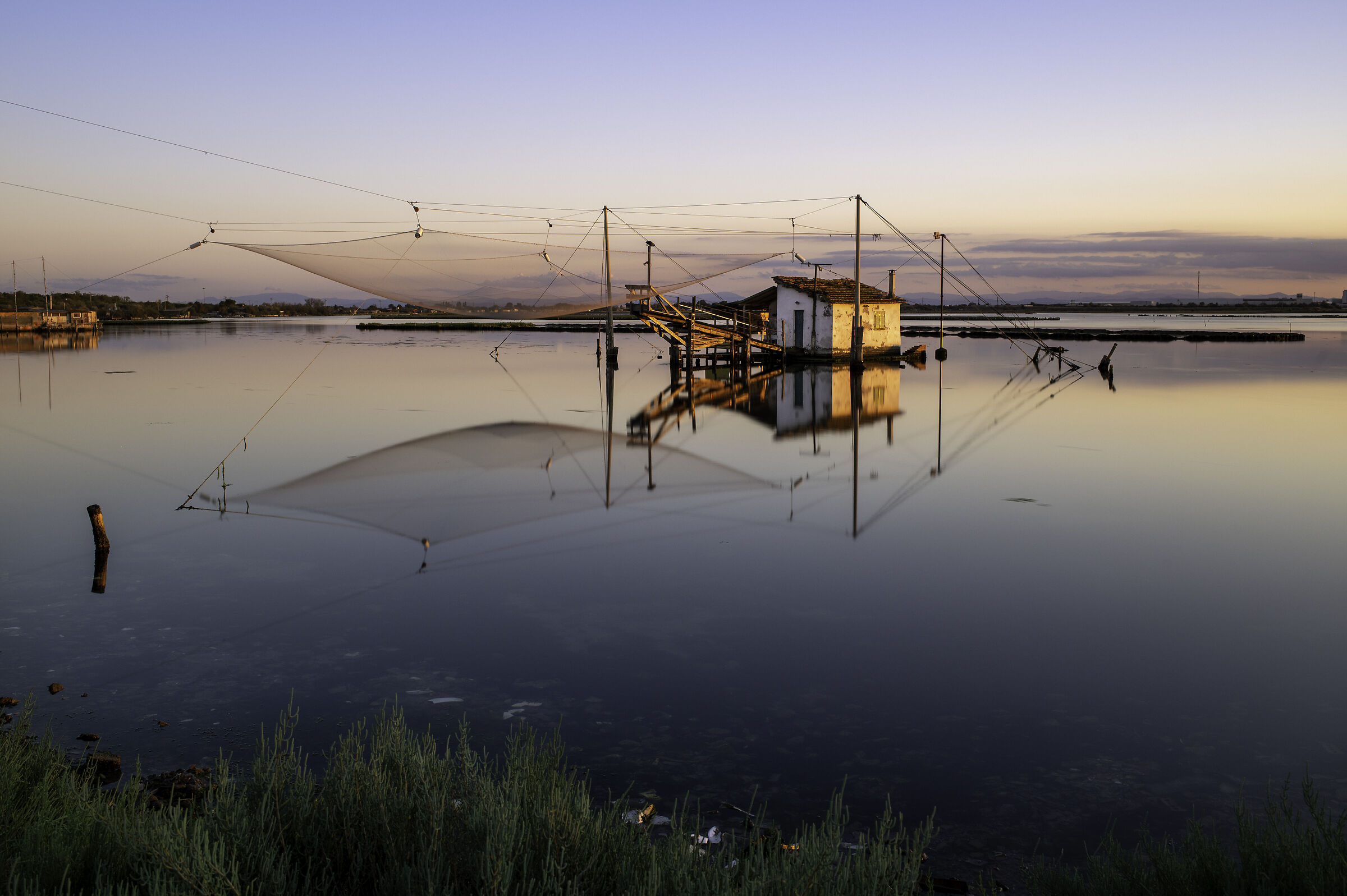 Pialassa Piomboni as soon as the sun went down