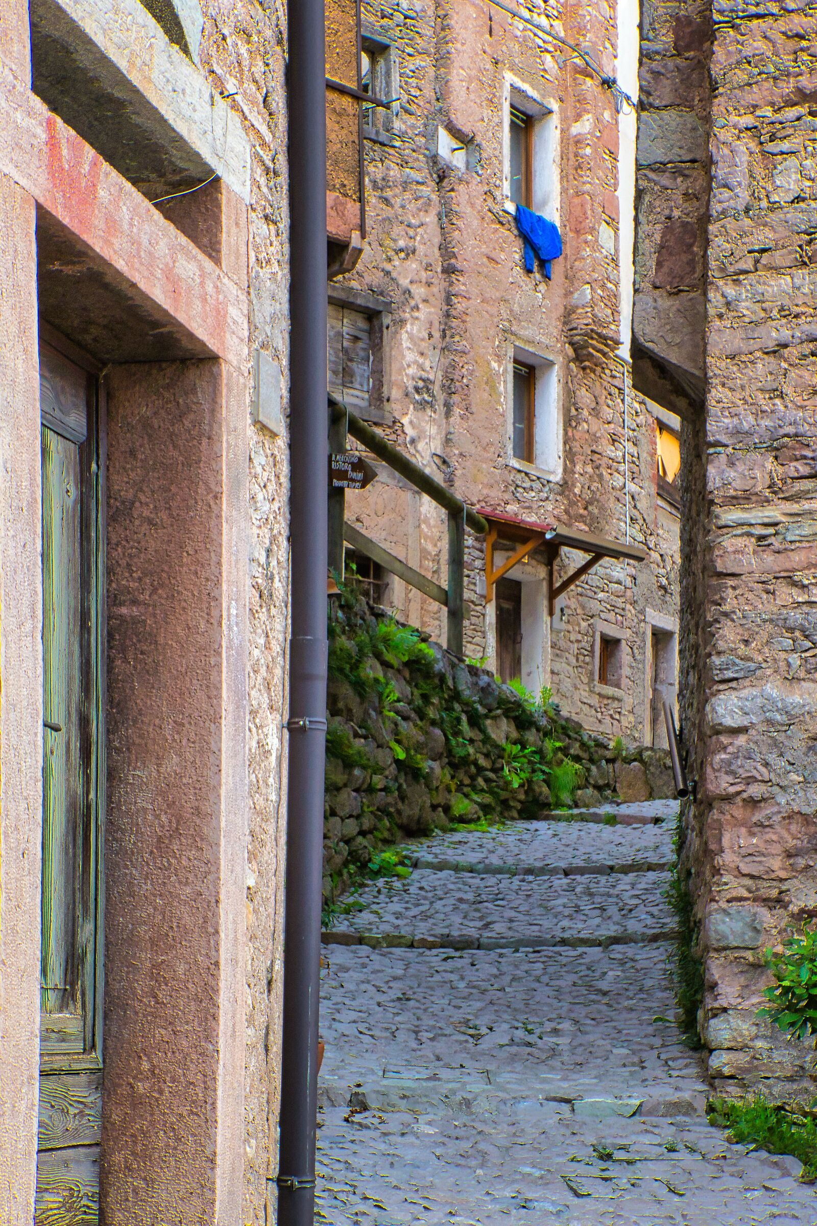 Among the streets of the village