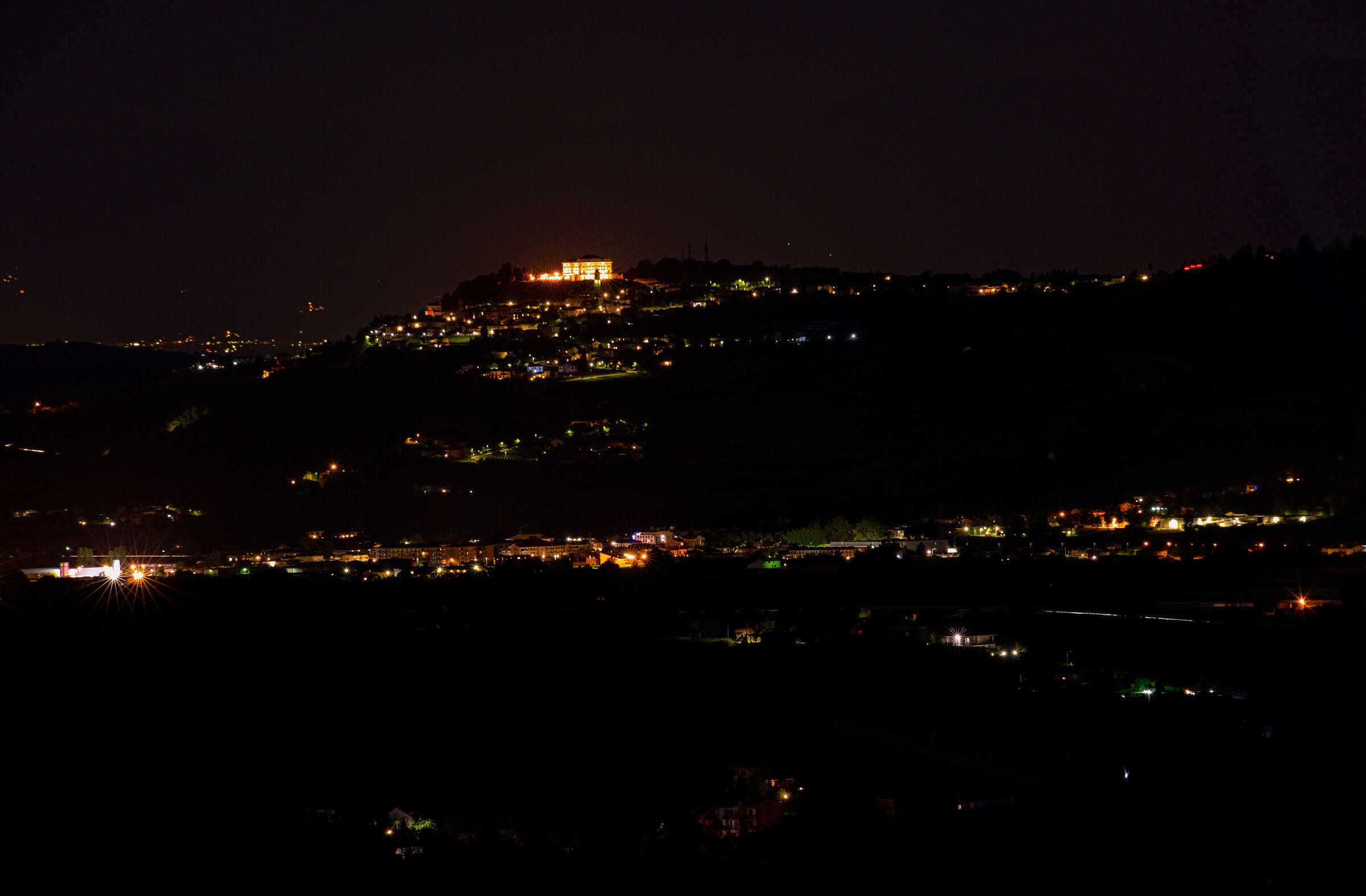 Late summer night on the hills
