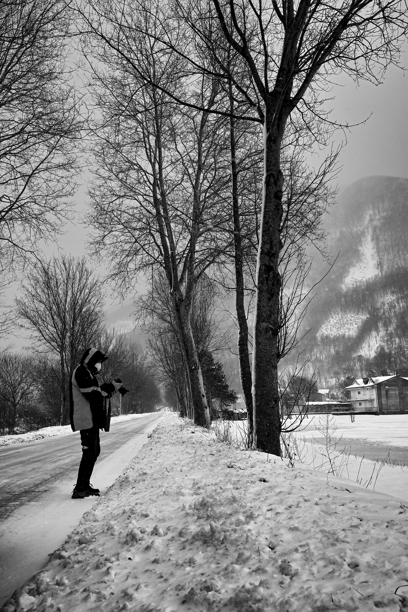 Il fotografo e la neve