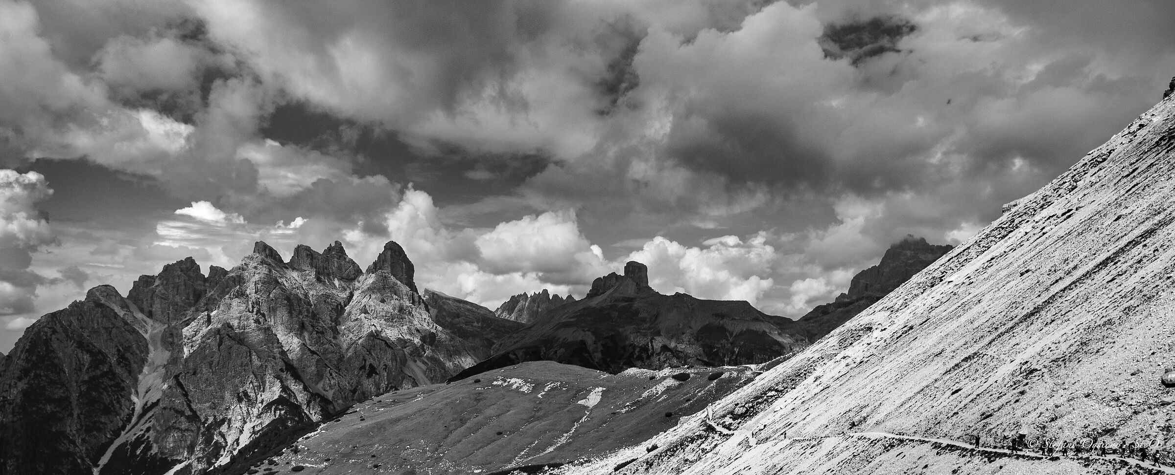 Sentiero attorno alle tre cime di Lavaredo