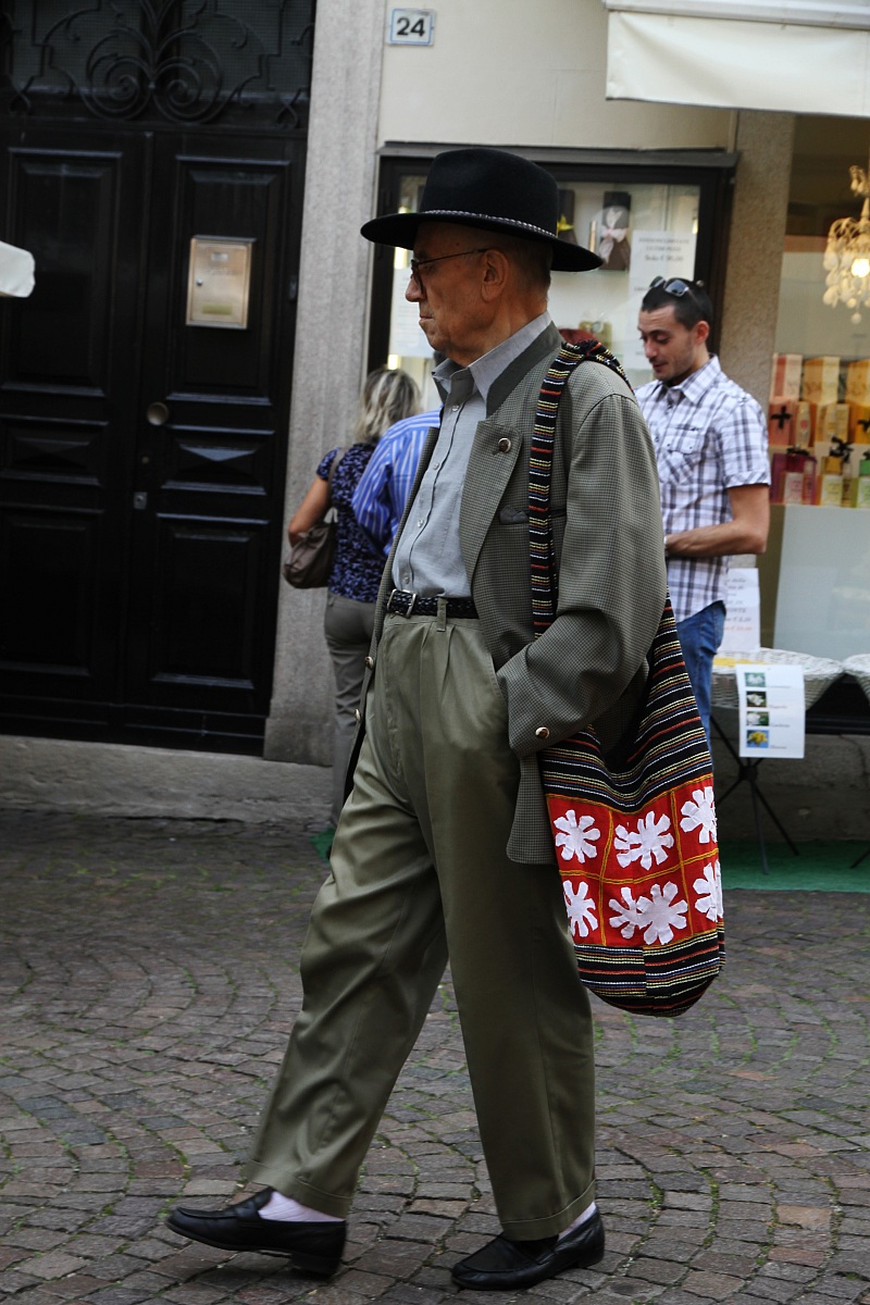 walking through the streets