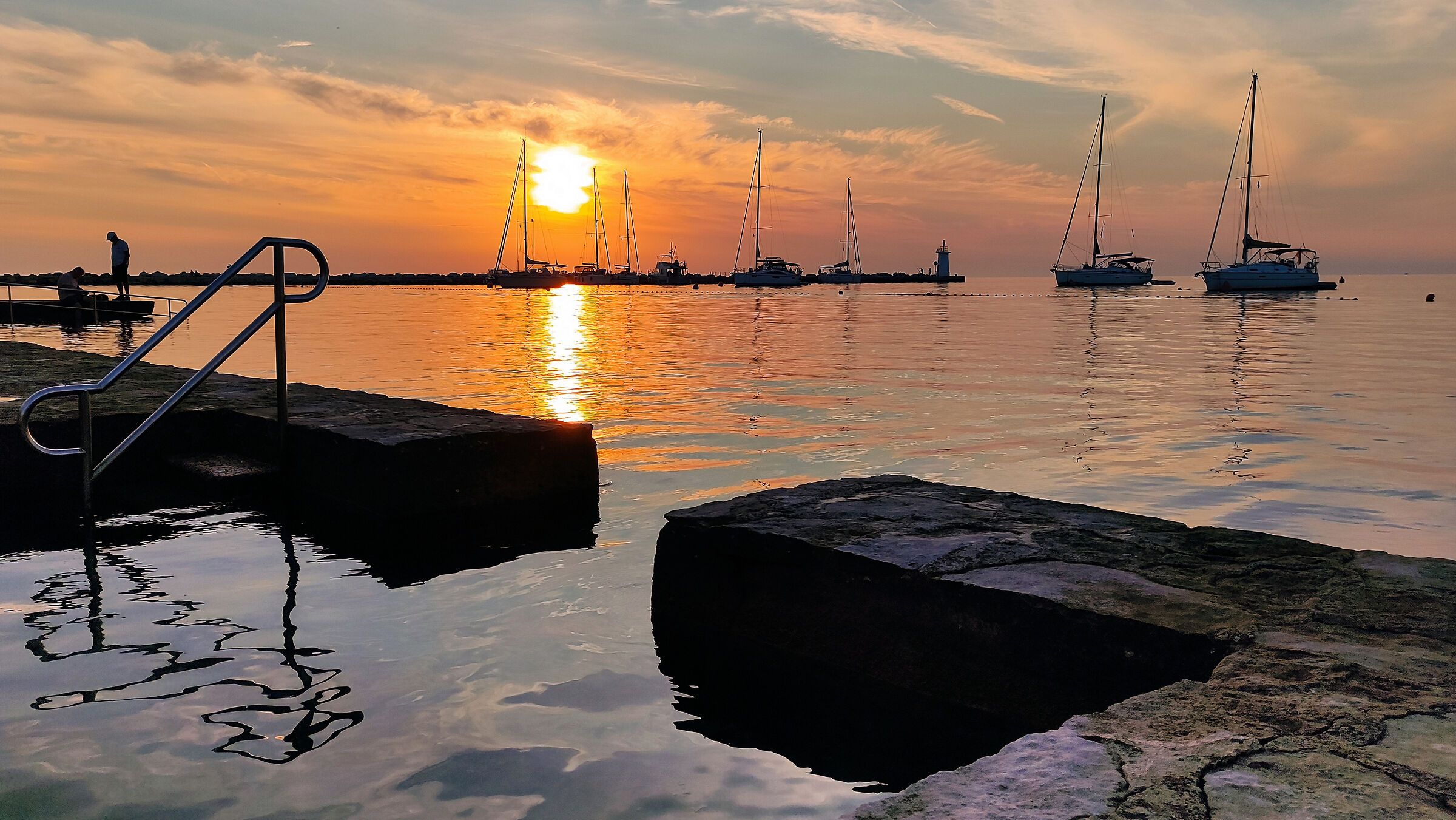 sunset in cittanona croatia