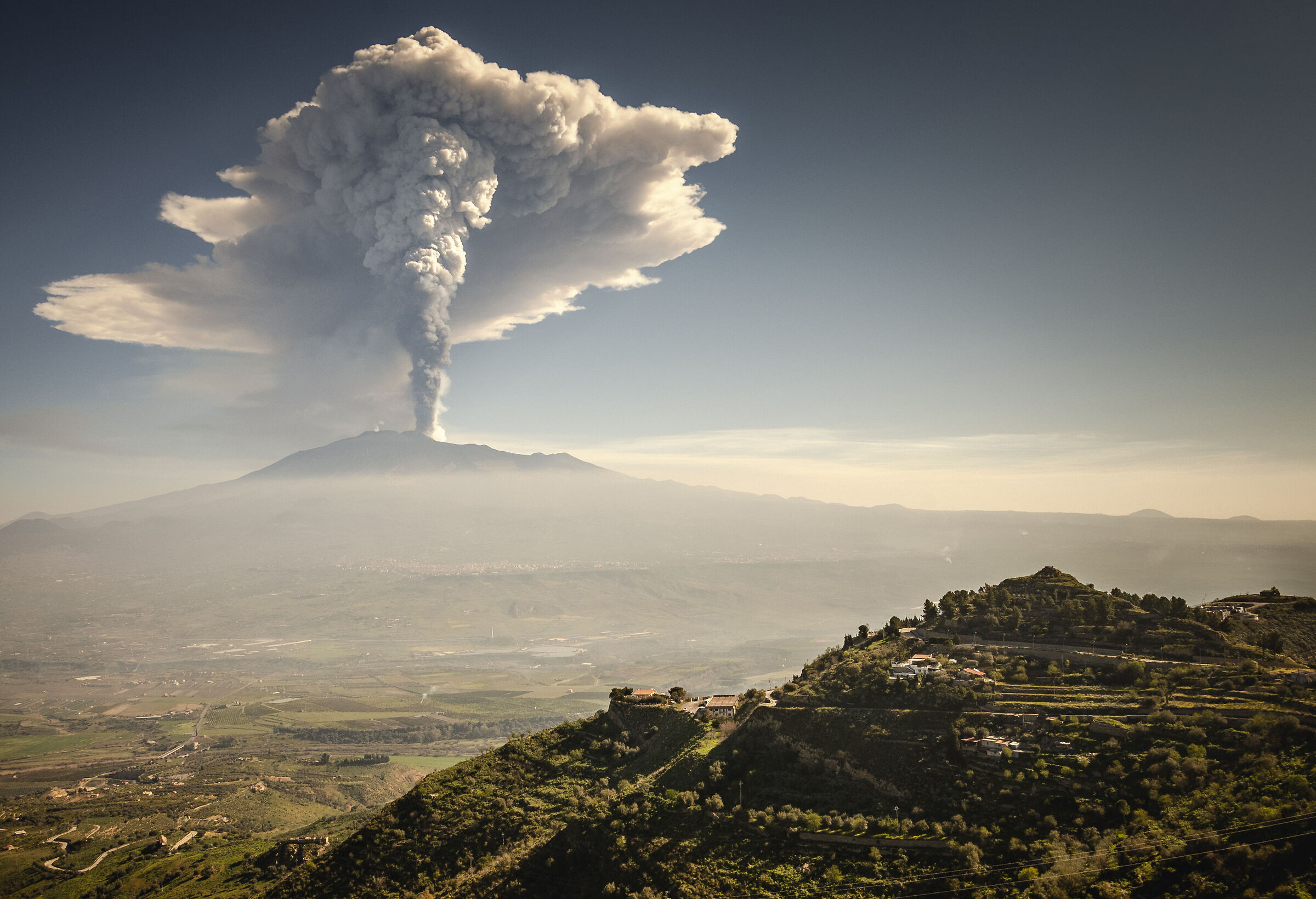 View of the Simeto Valley