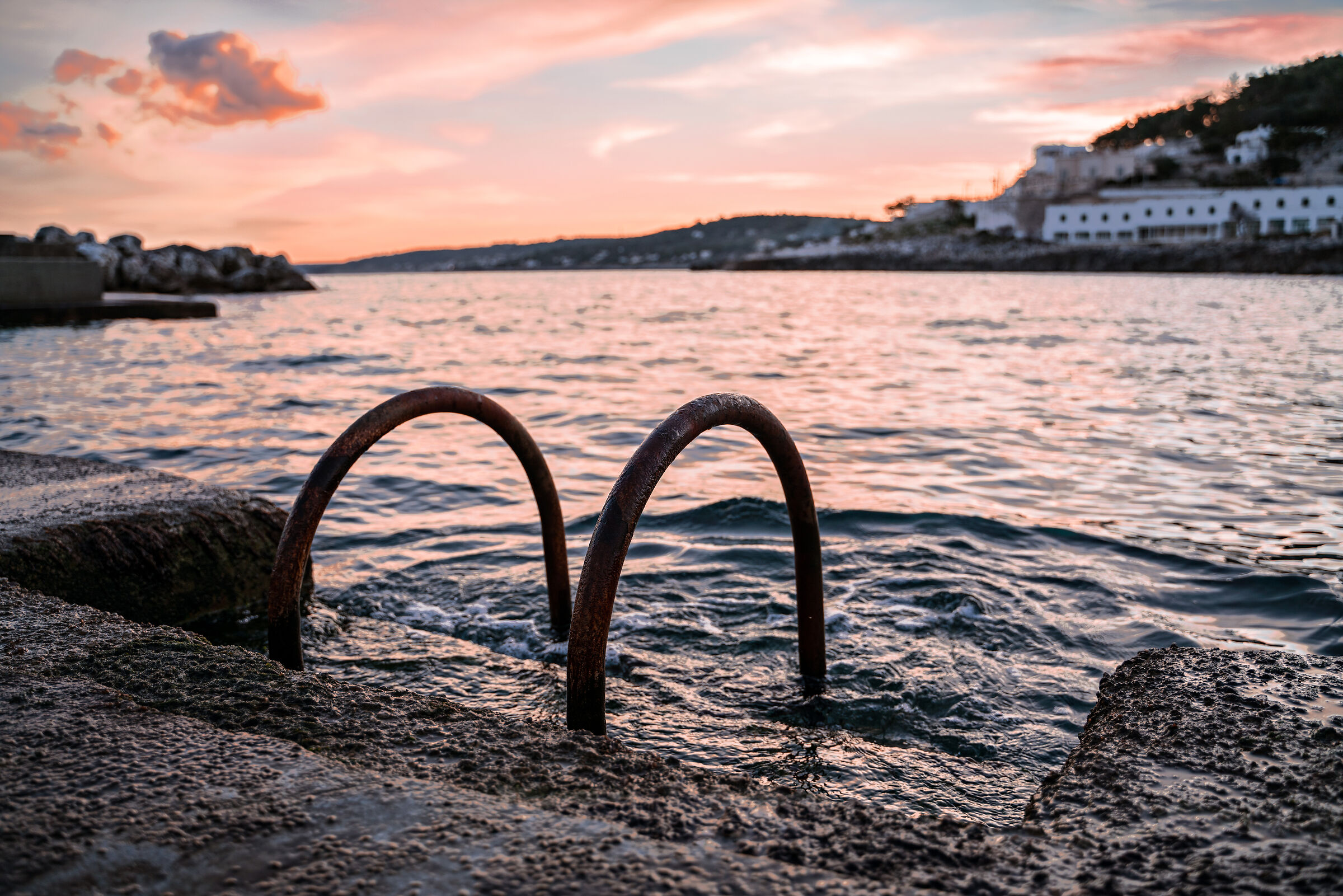 Tramonto sul mare Castro