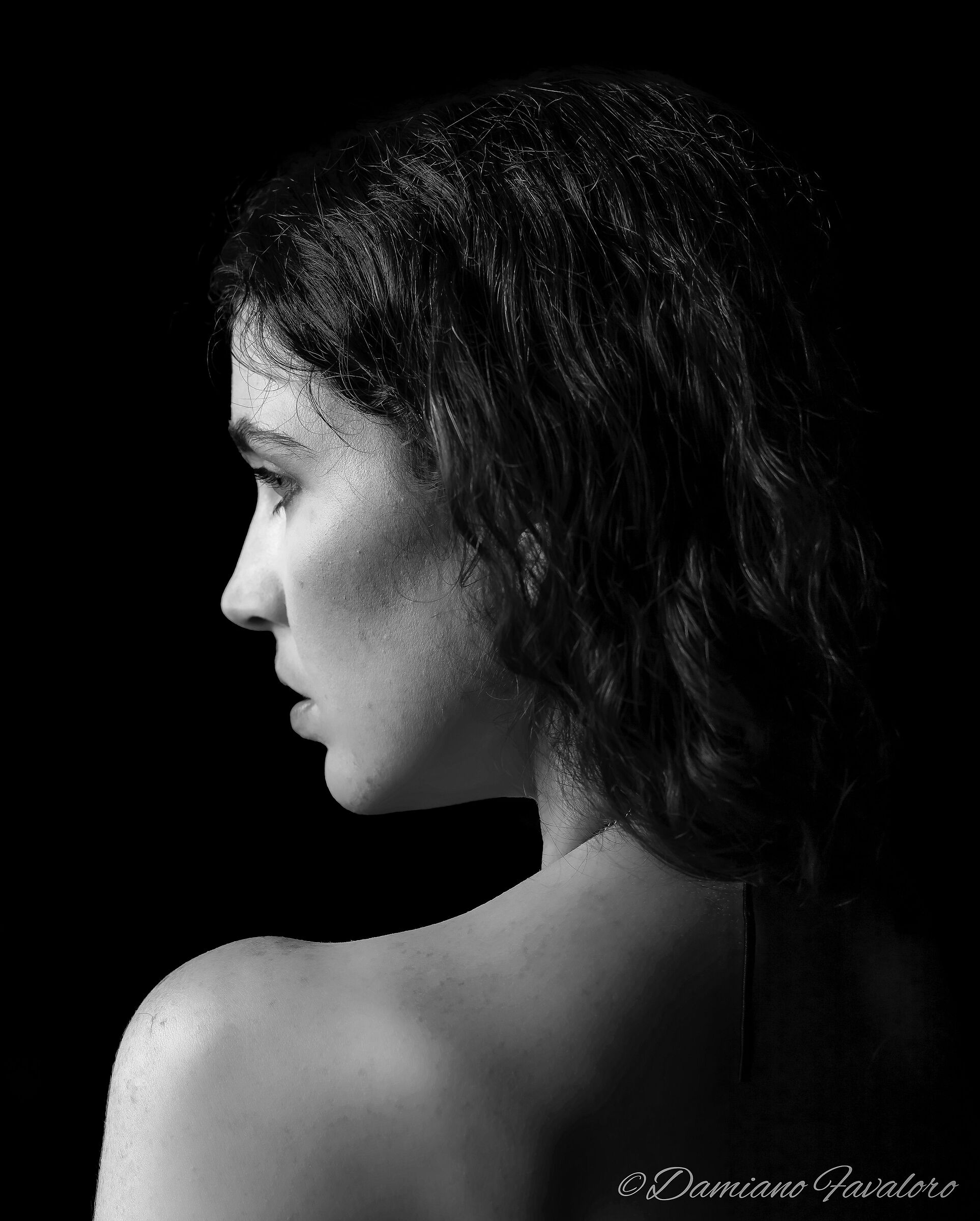 Chiara in bianco e nero