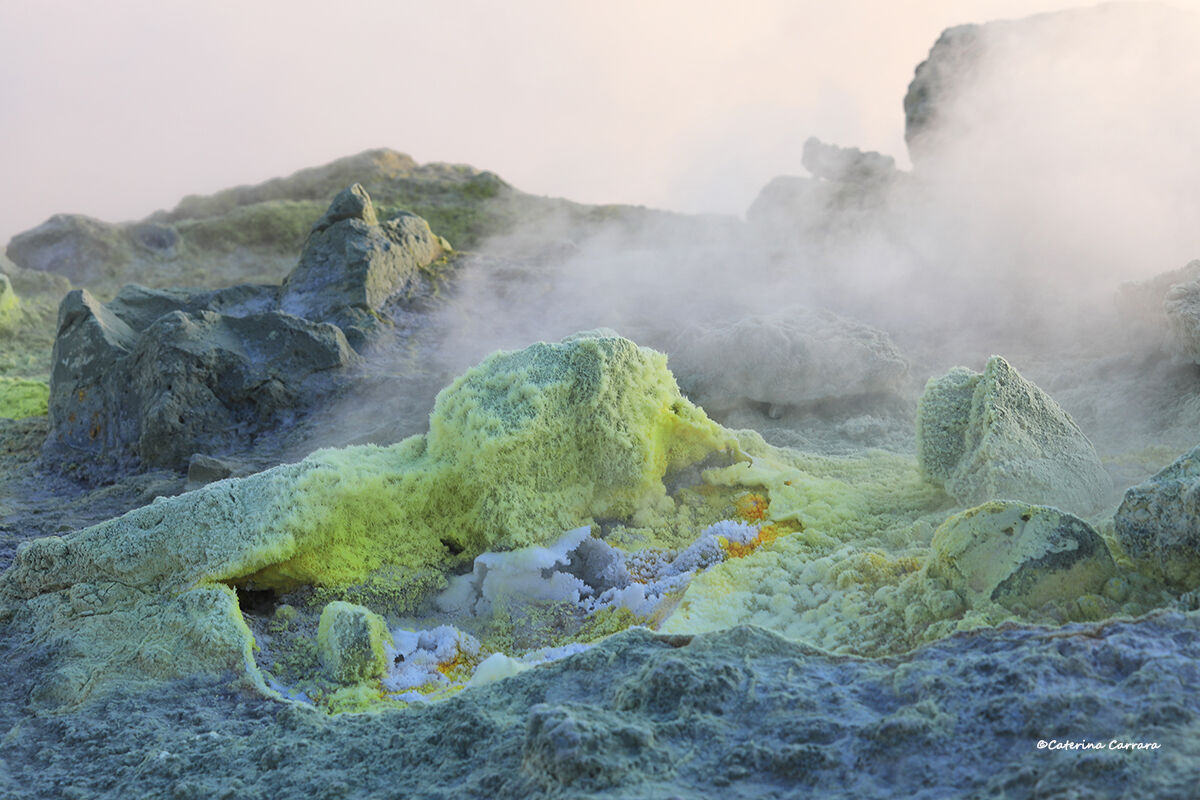 Vulcano Island, fumaroles