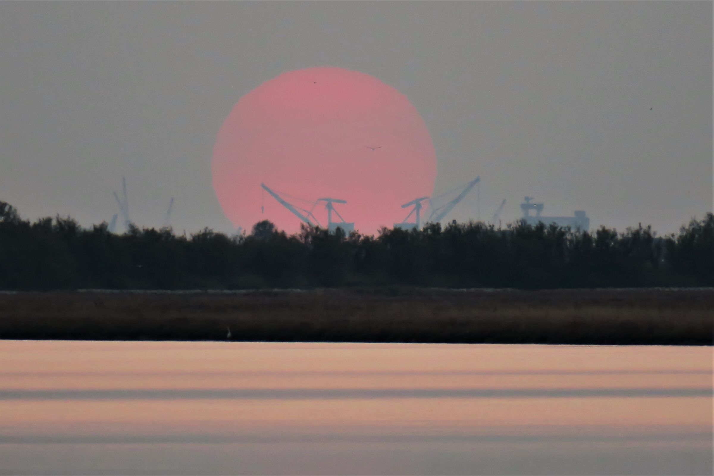 Tramonto su Porto Marghera