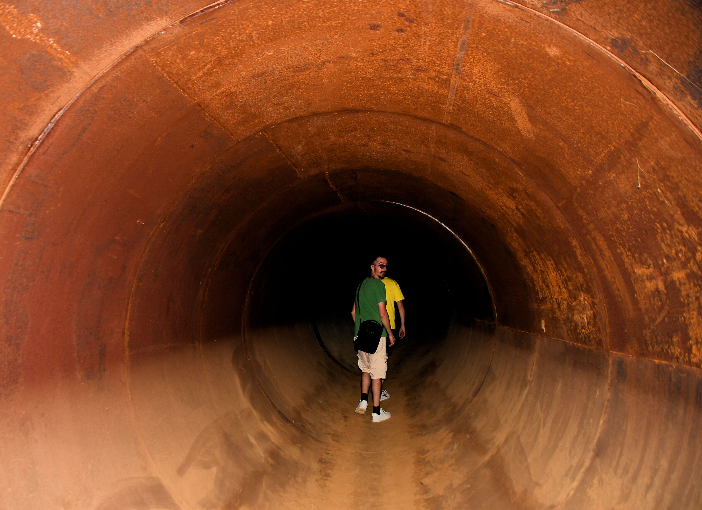 Tusa (ME) the tunnel that leads into the belly of the pyrami...