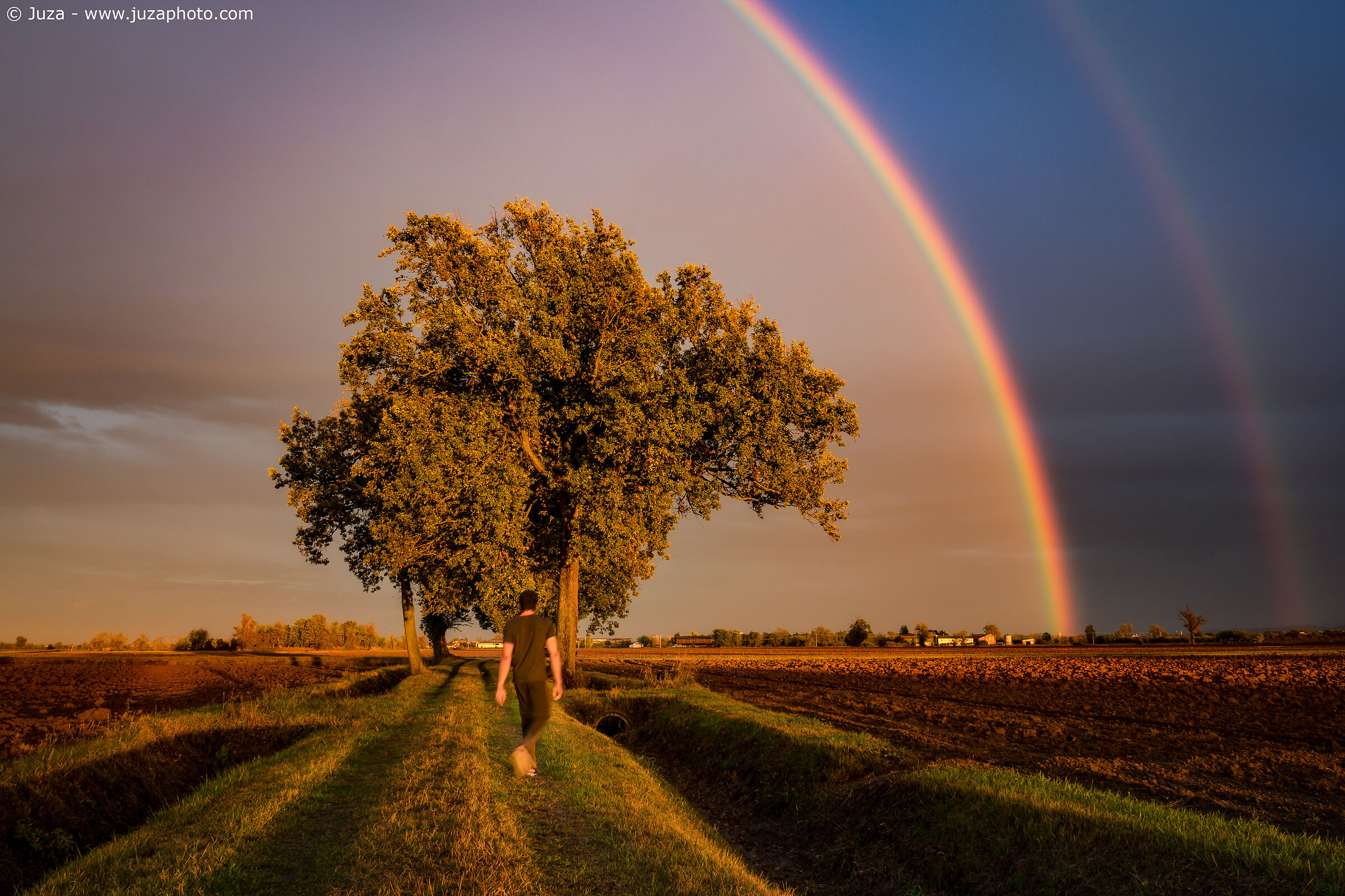 Walking towards the rainbow