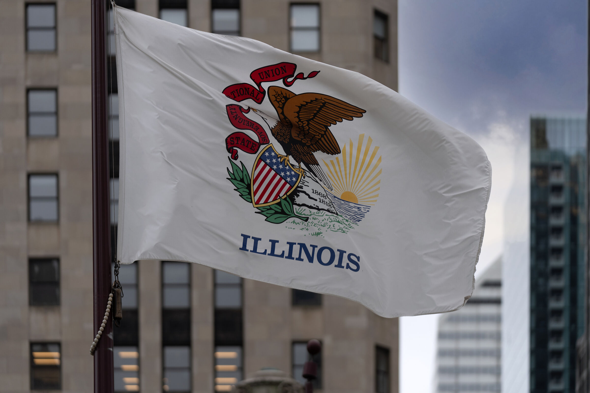 Flag of Illinois, Chicago