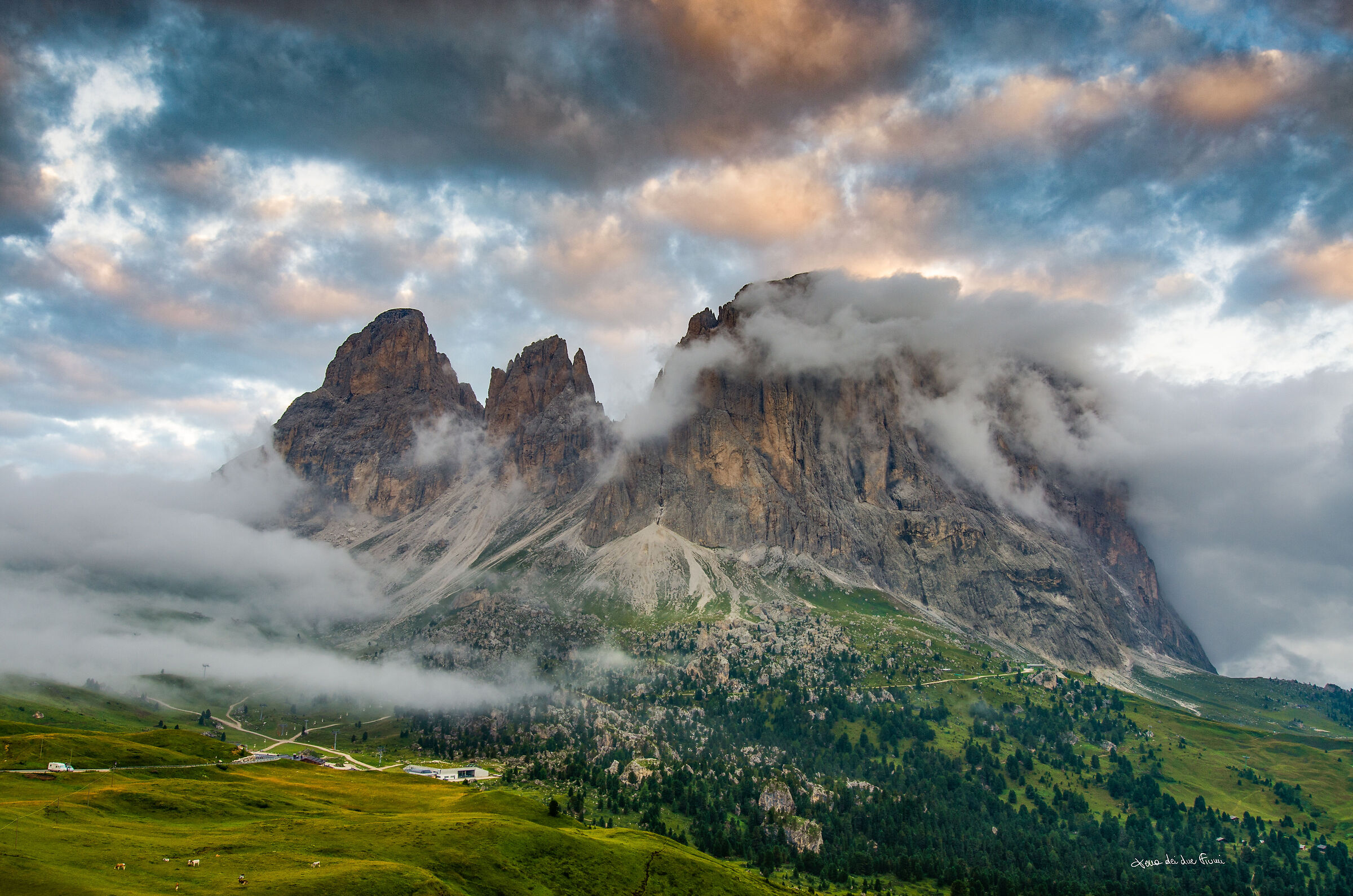 Aspettando l'alba al Sassolungo