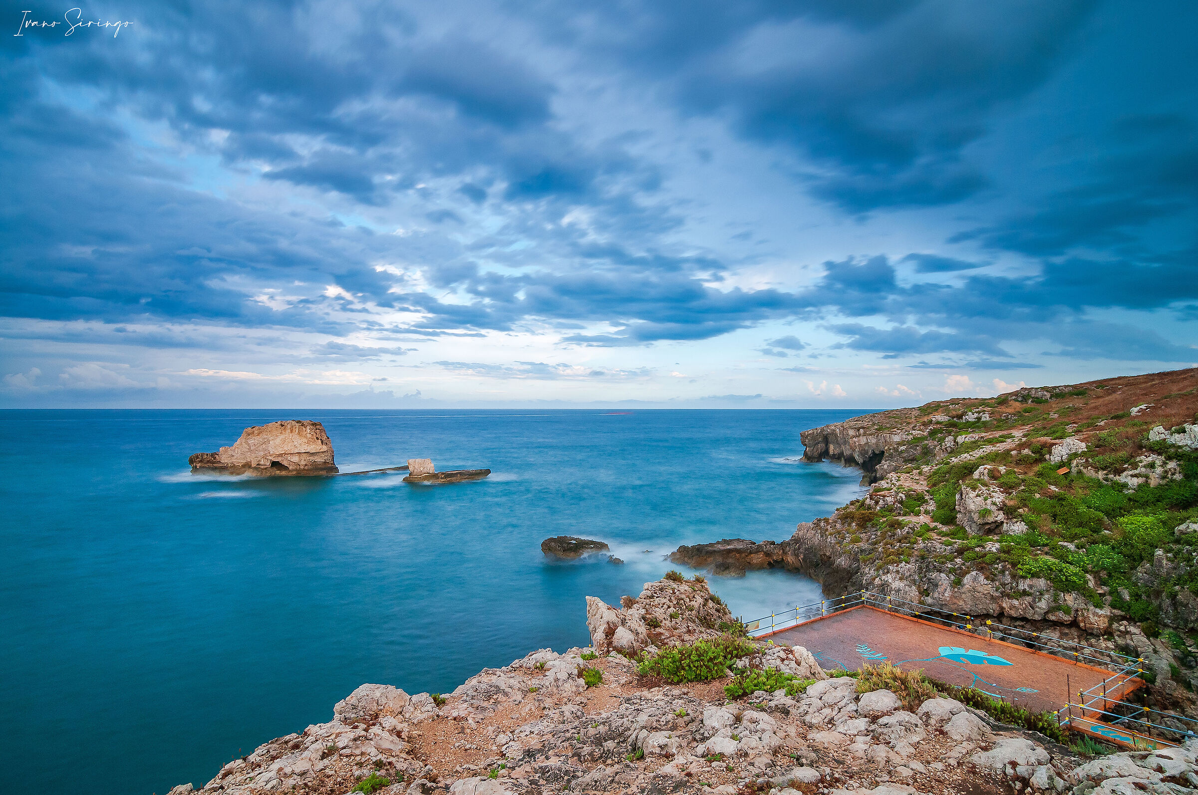 Tramnoto on the cliff of the "Ru Frati"