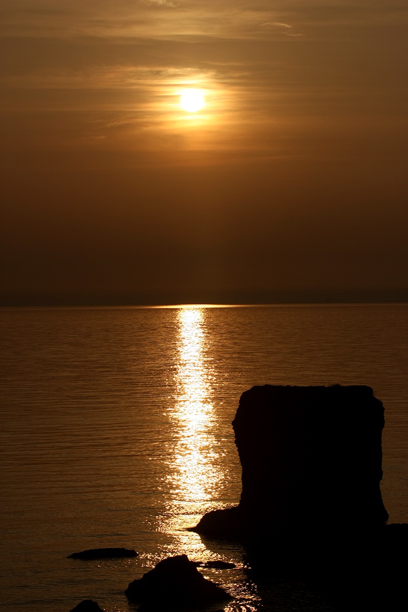 Tramonto sul golfo di Trieste