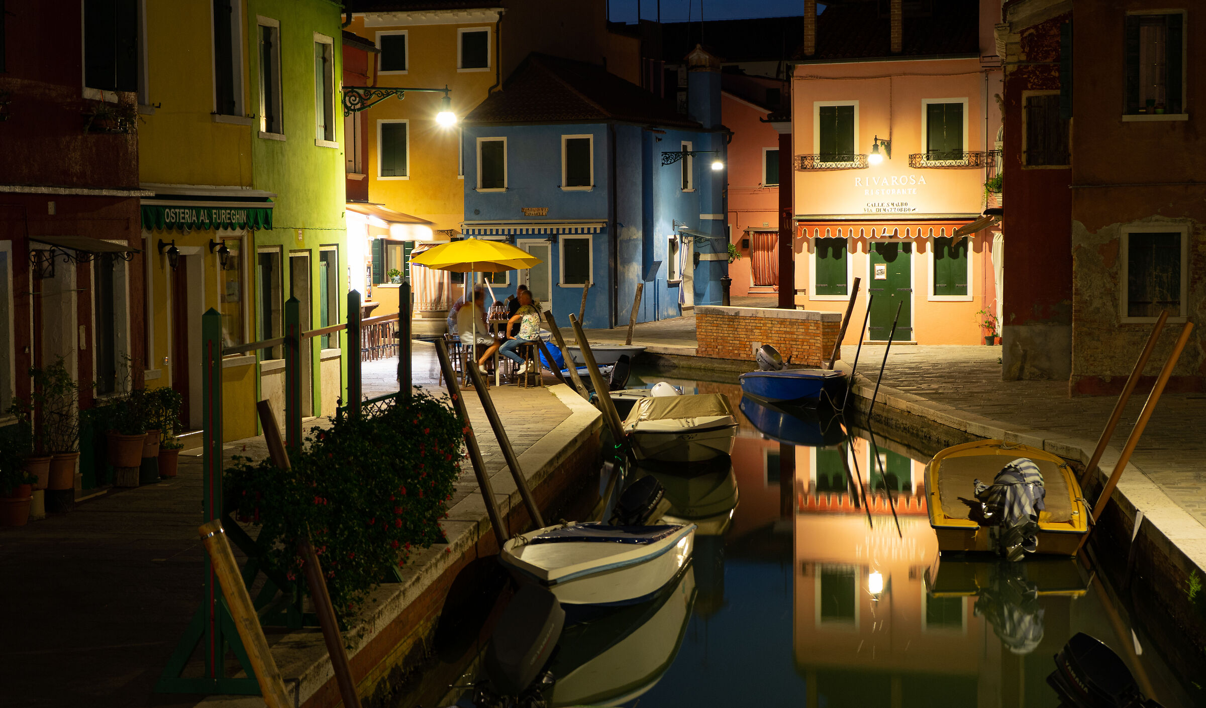 Burano at night