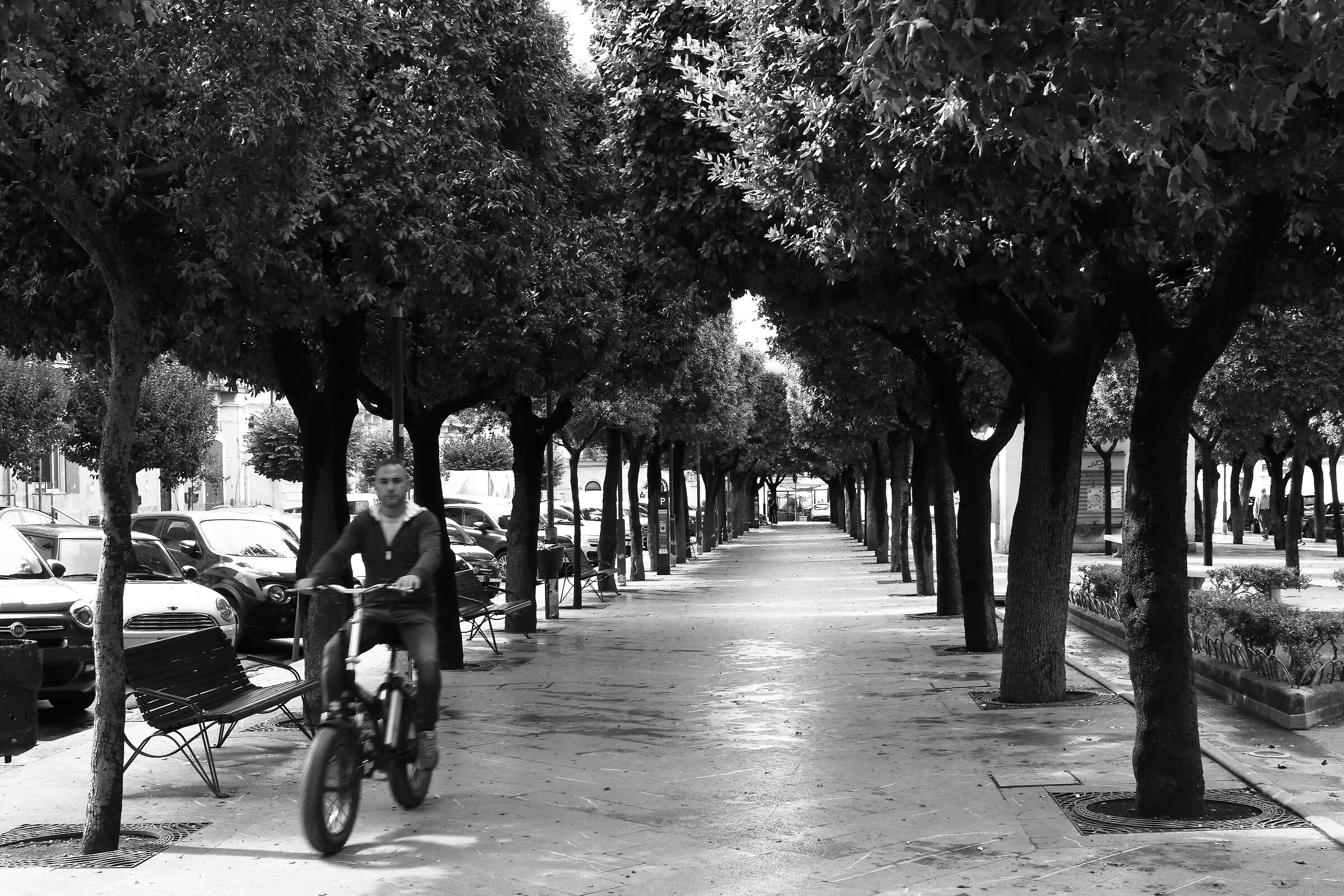 ciclista fuorifuoco